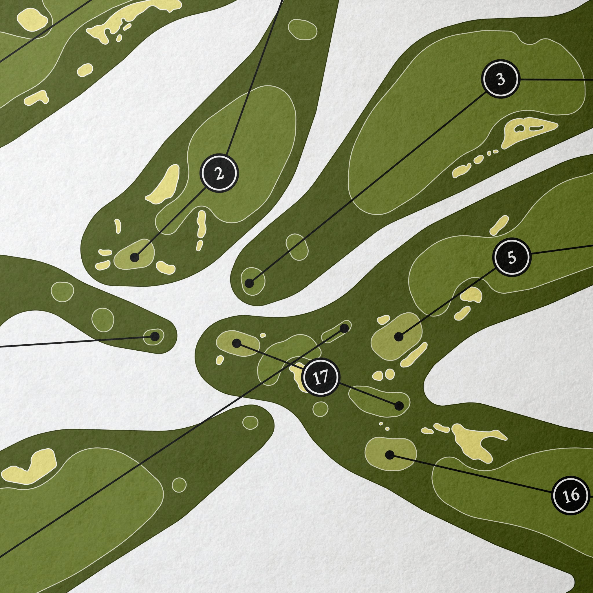 Old Barnwell | Golf Course Print | Close+Up 