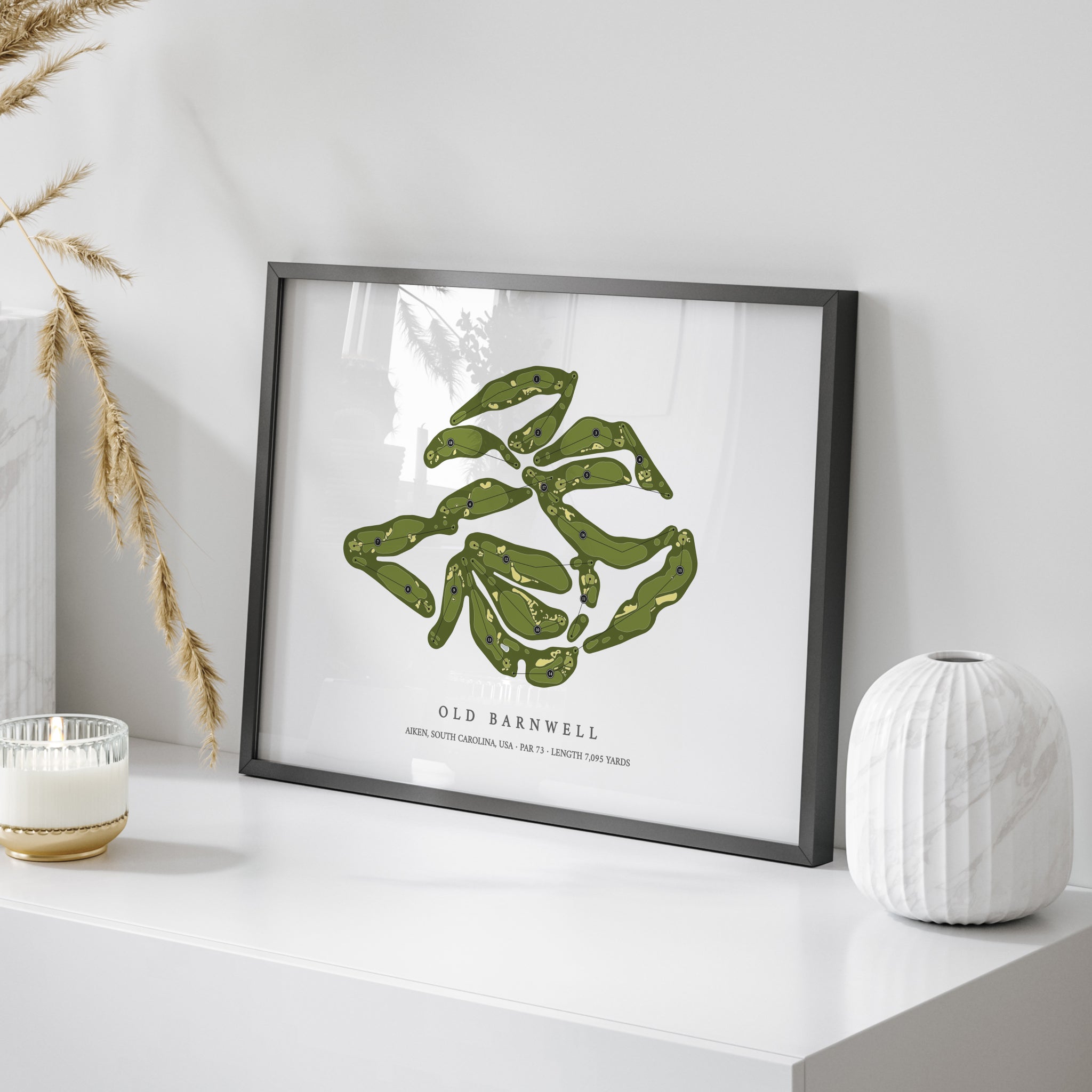Old Barnwell | Golf Course Print | On+Table 
