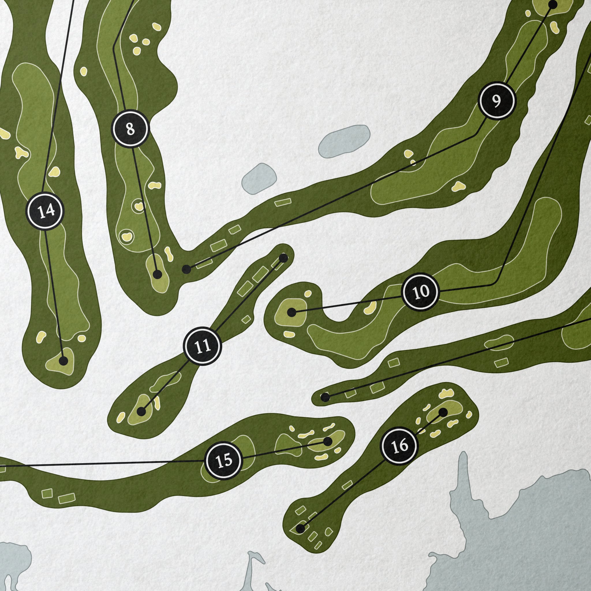 Old Head Golf Links | Golf Course Print | Close+Up 