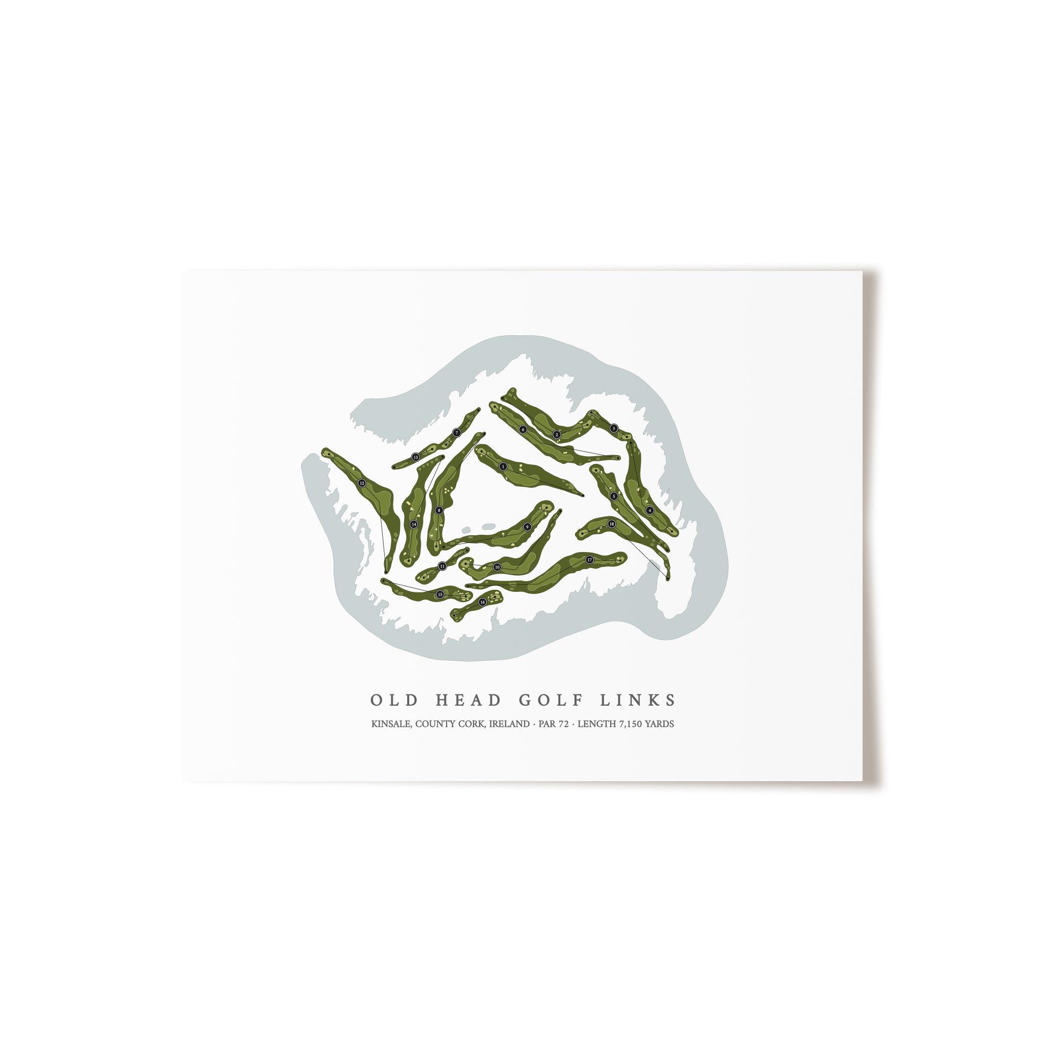 Old Head Golf Links  | Golf Course Print | Unframed 