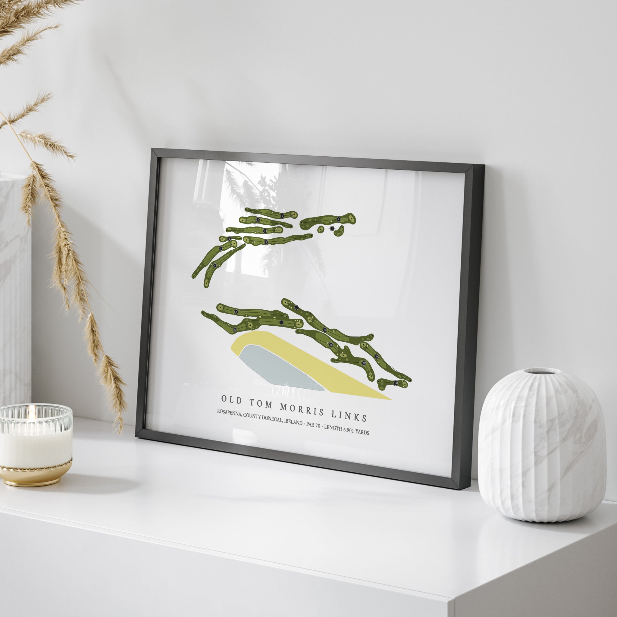 Old Tom Morris Links | Golf Course Map | On Table 