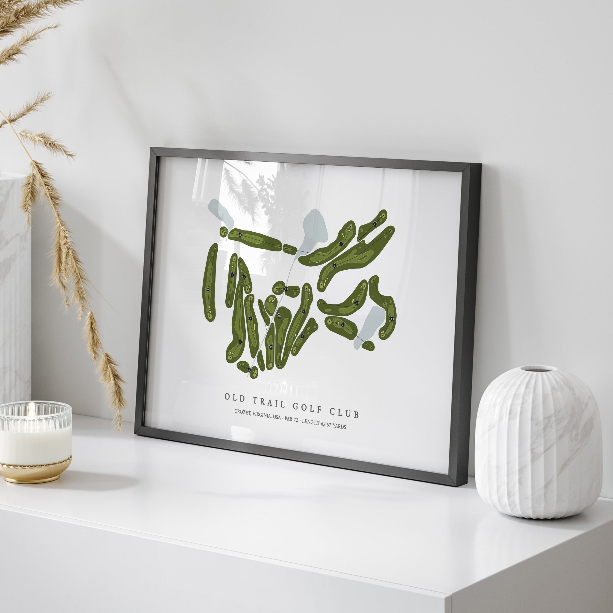 Old Trail Golf Club | Golf Course Print | On+Table