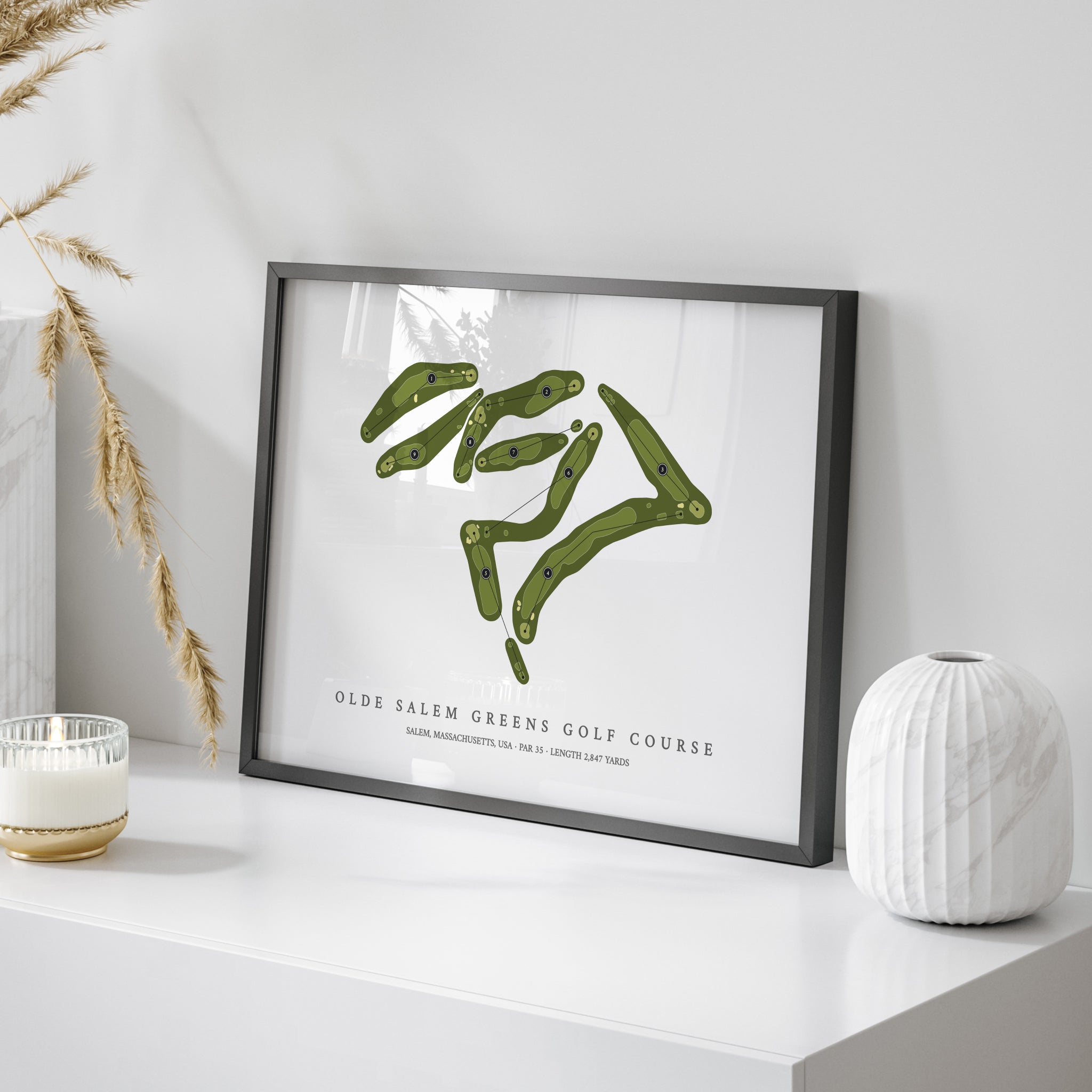 Olde Salem Greens Golf Course | Golf Course Map | On Table 