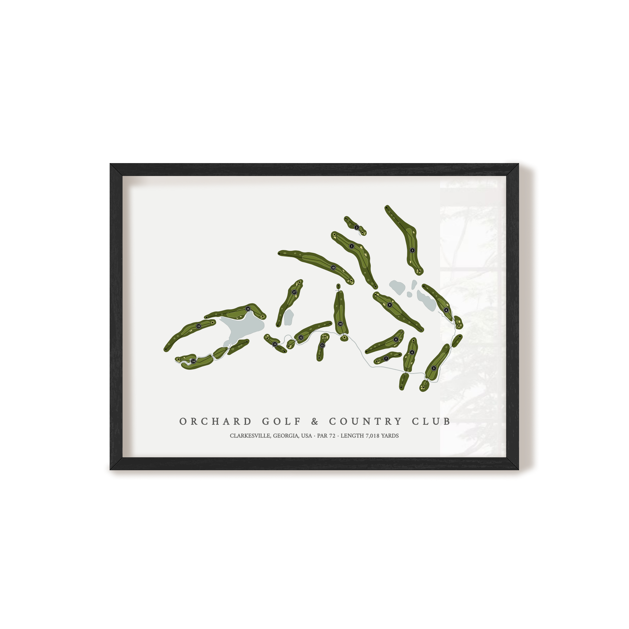 Orchard Golf & Country Club | Golf Course Print | Black+Frame 