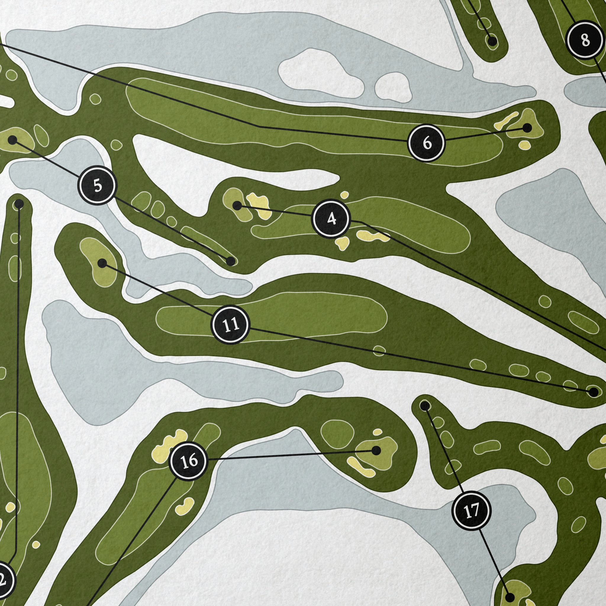 PGA National Resort & Spa - Champion Course | Golf Course Map | Close+Up 