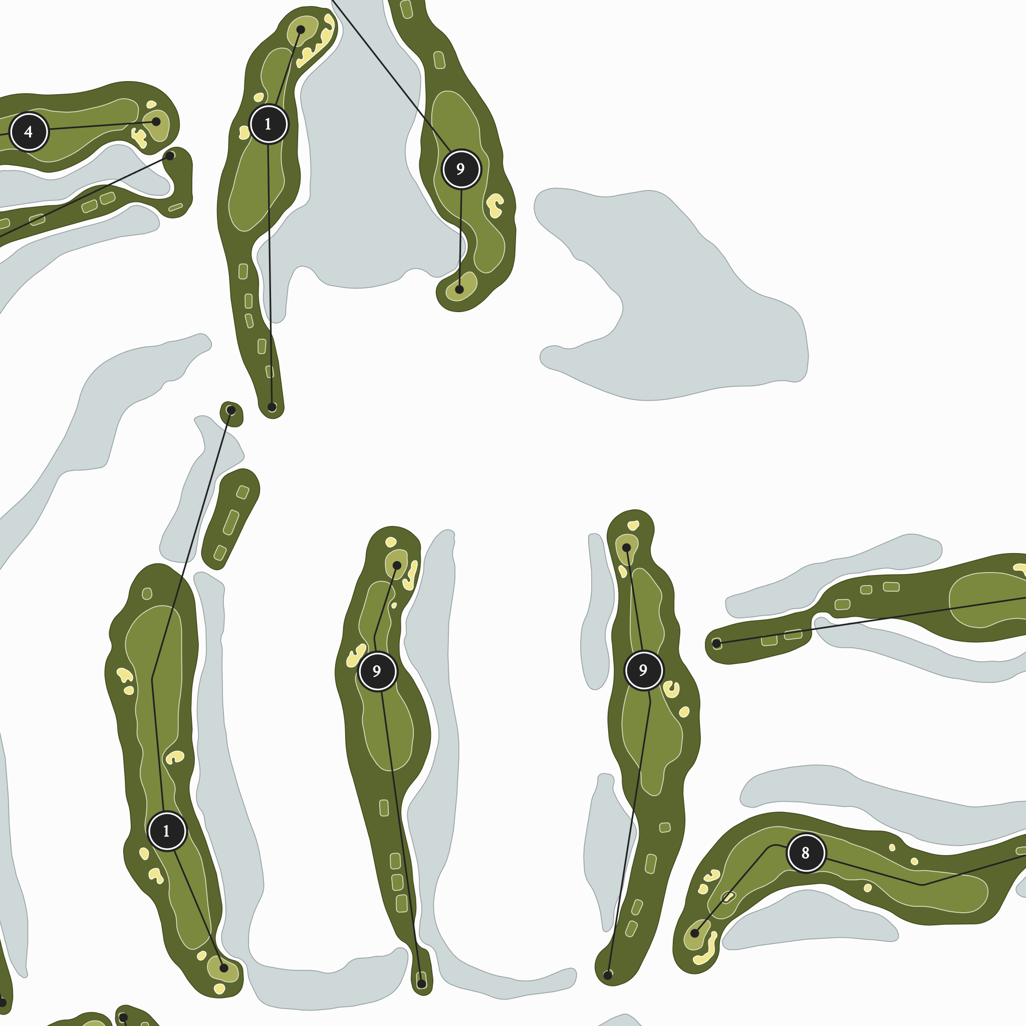 Palmira Golf Club | Golf Course Map | Close Up