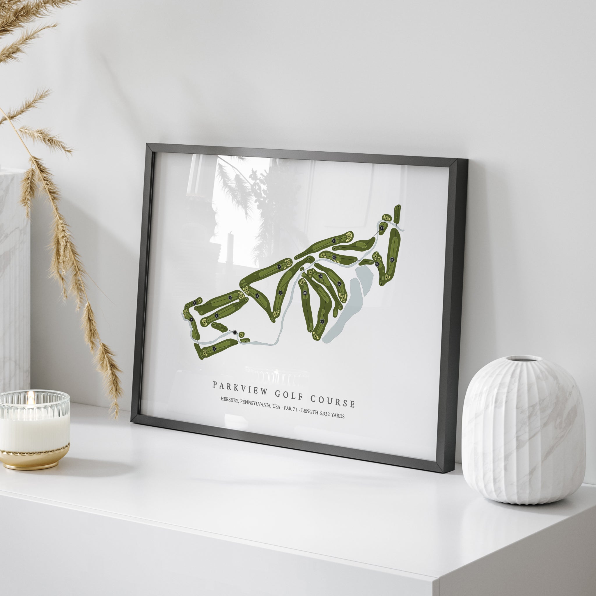 Parkview Golf Course | Golf Course Map | On Table 