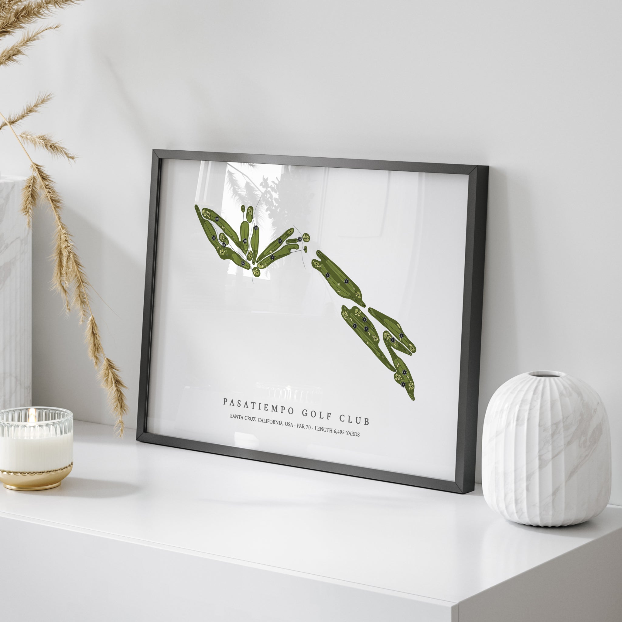 Pasatiempo Golf Club | Golf Course Print | On+Table