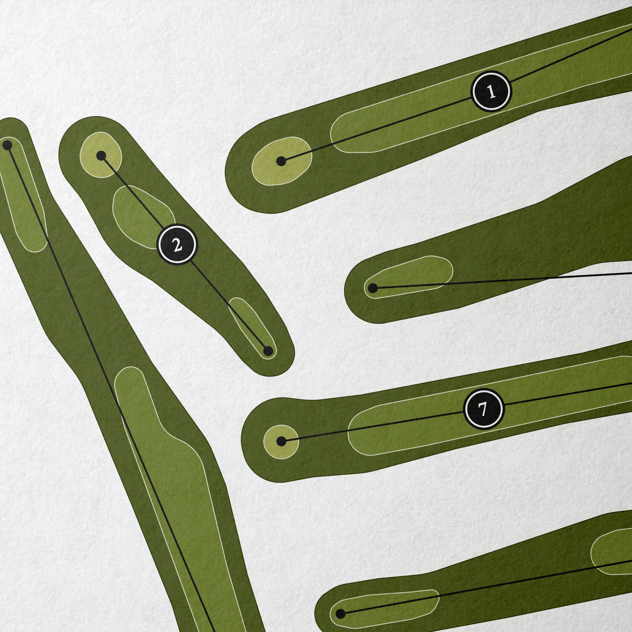 Pasfield Park Golf Course | Golf Course Map | Close Up 