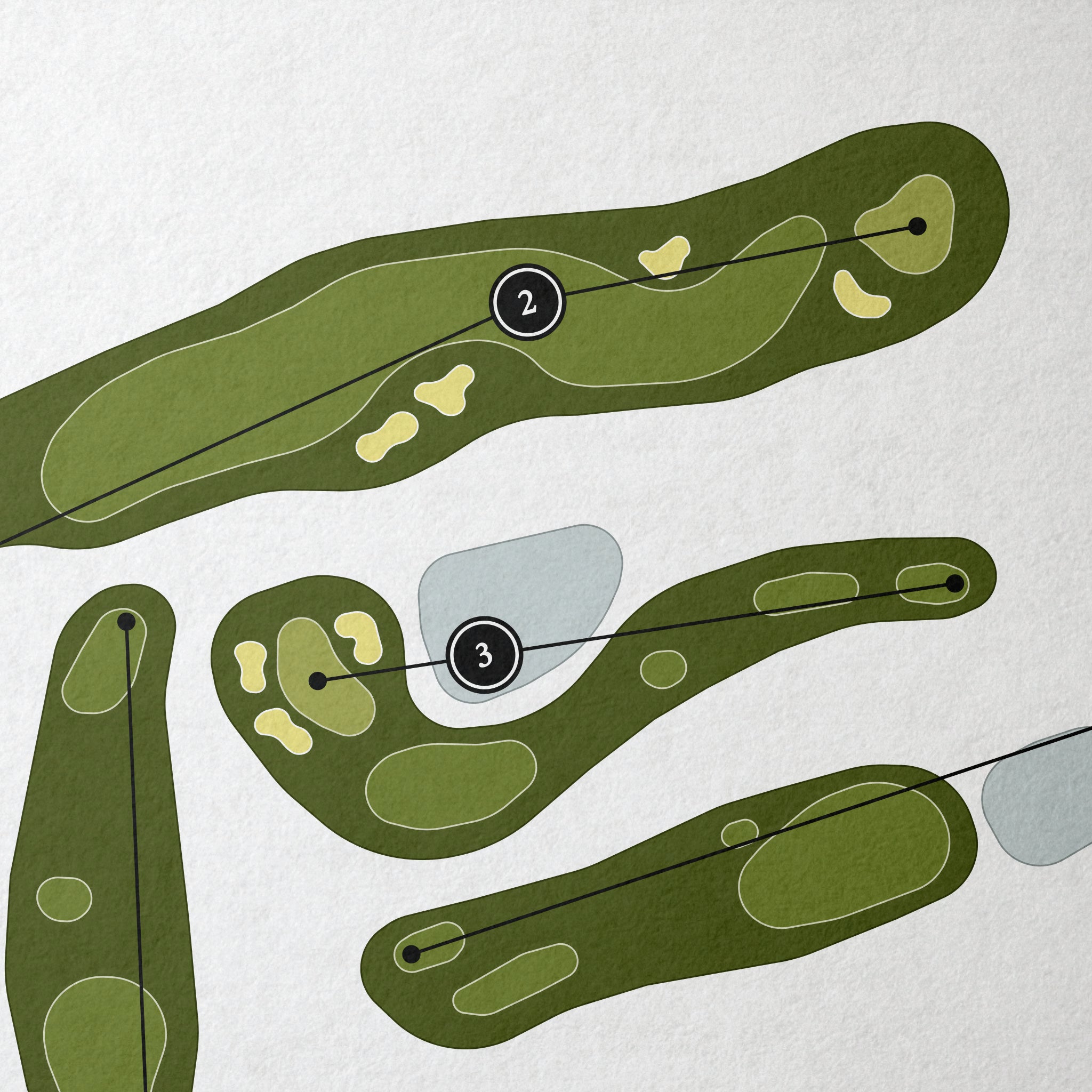 Patriot Golf Course | Golf Course Map | Close Up 