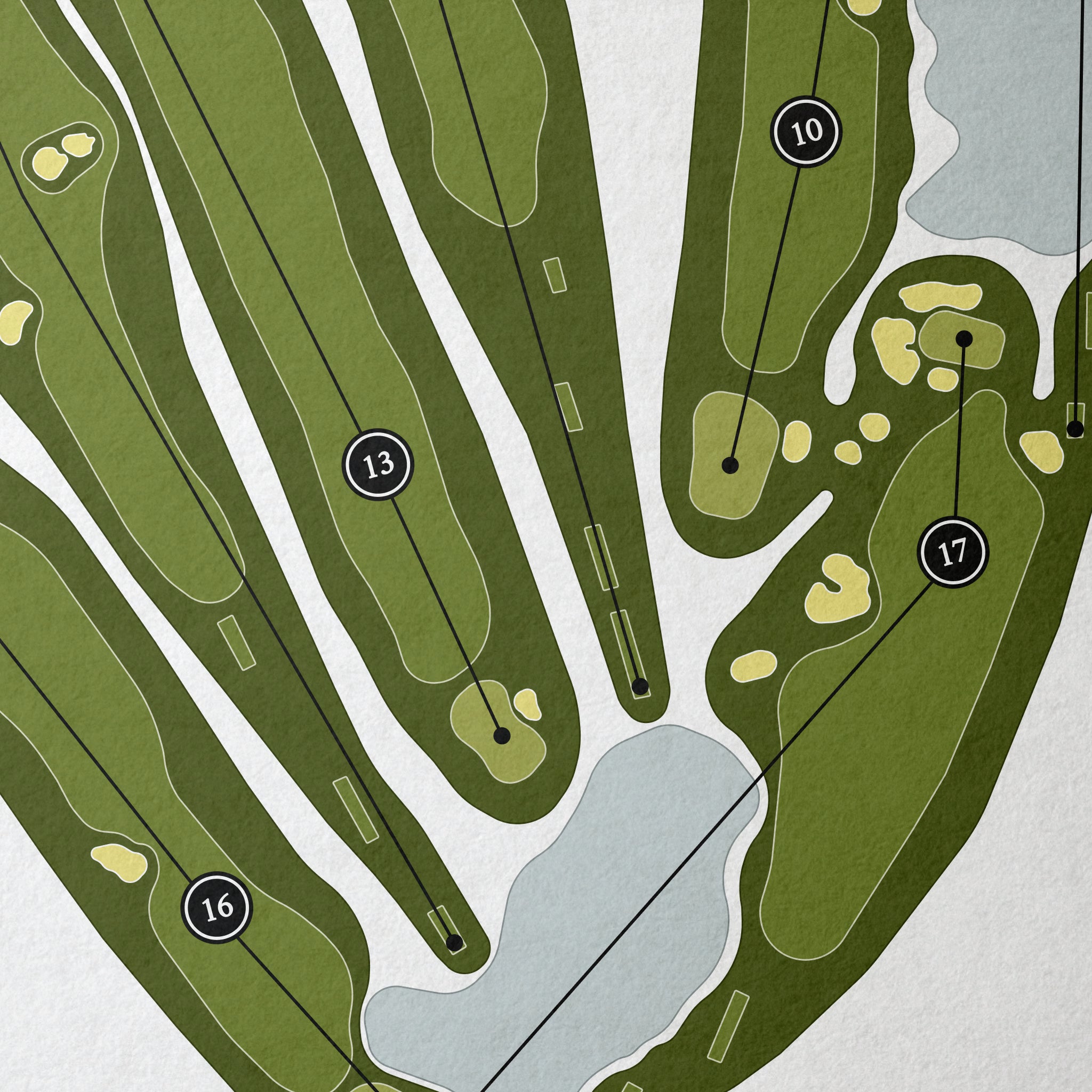 Pelican Golf Club | Golf Course Map | Close+Up 
