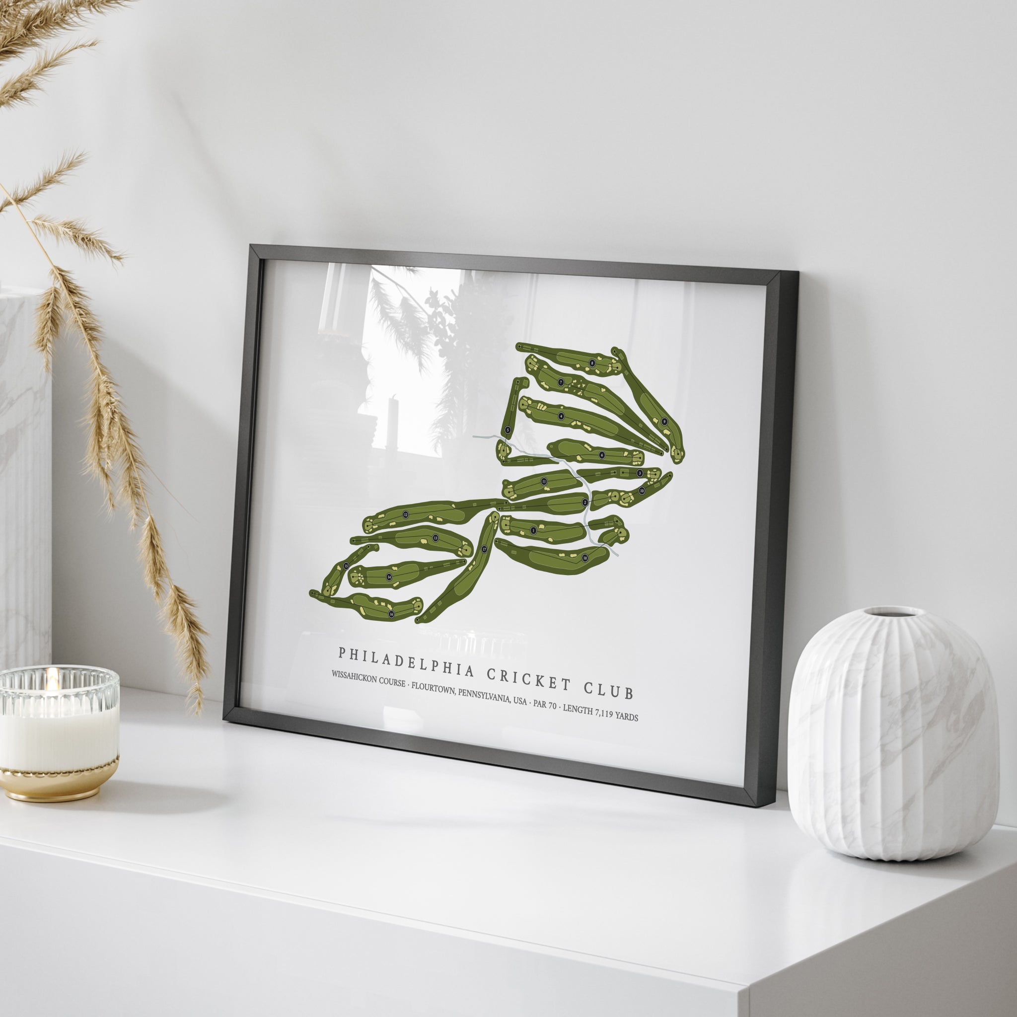 Philadelphia Cricket Club - Wissahickon Golf Course | Golf Course Print | On+Table 