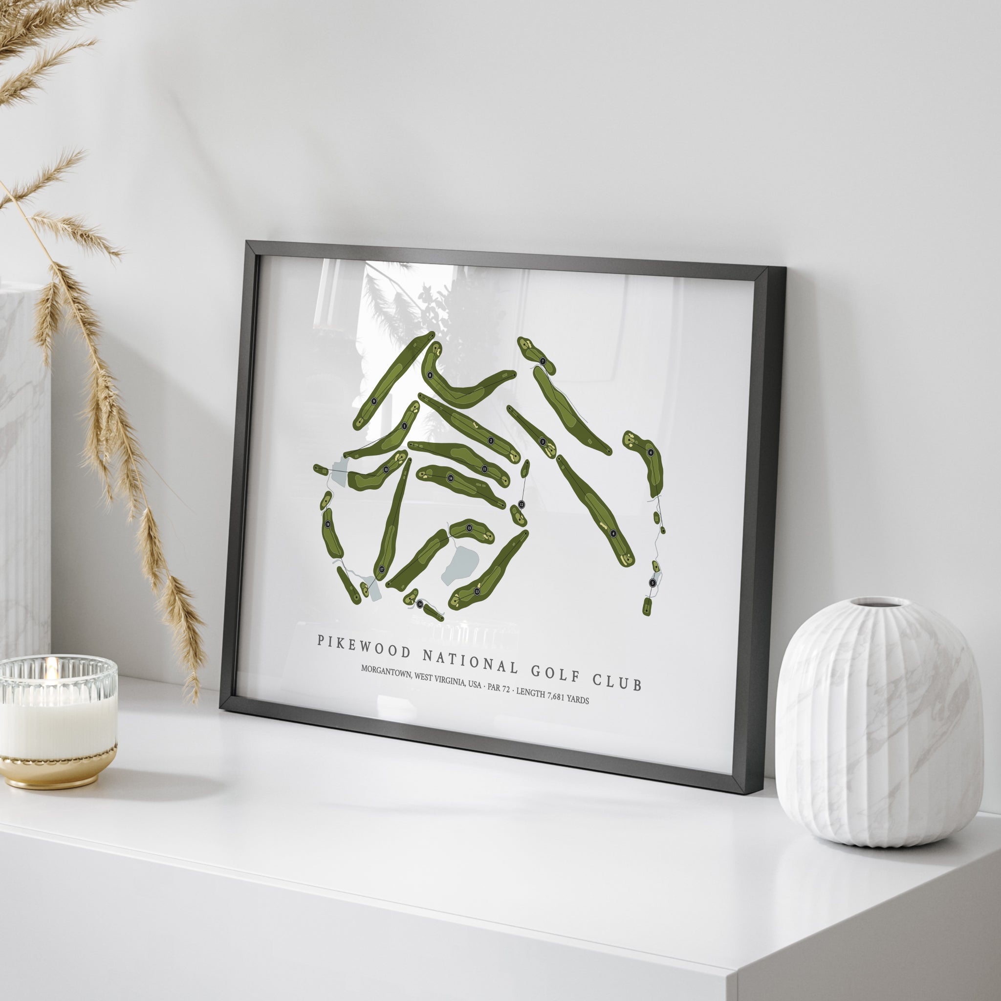 Pikewood National Golf Club | Golf Course Map | On Table 