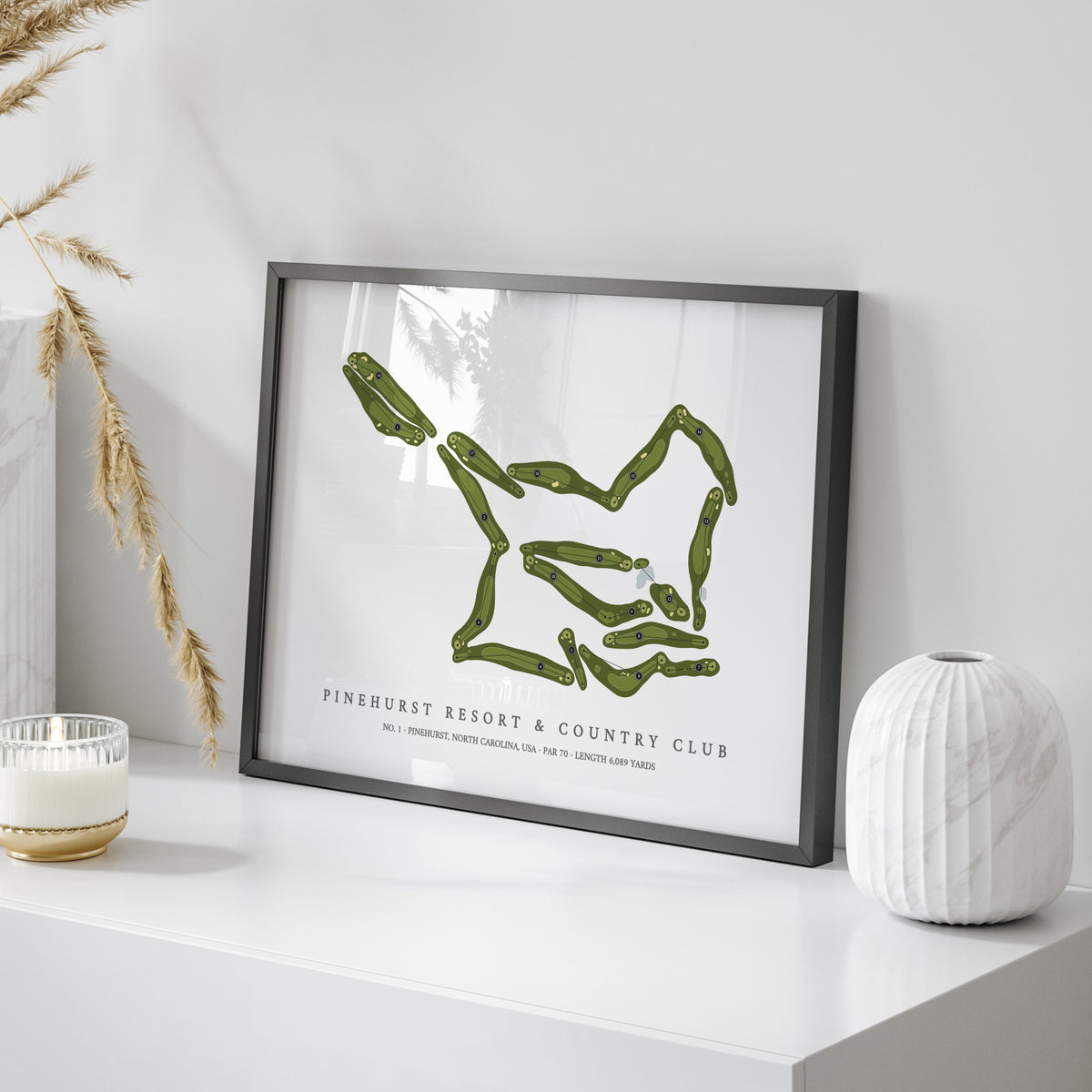 Pinehurst Resort & Country Club - No 1 | Golf Course Map | On Table