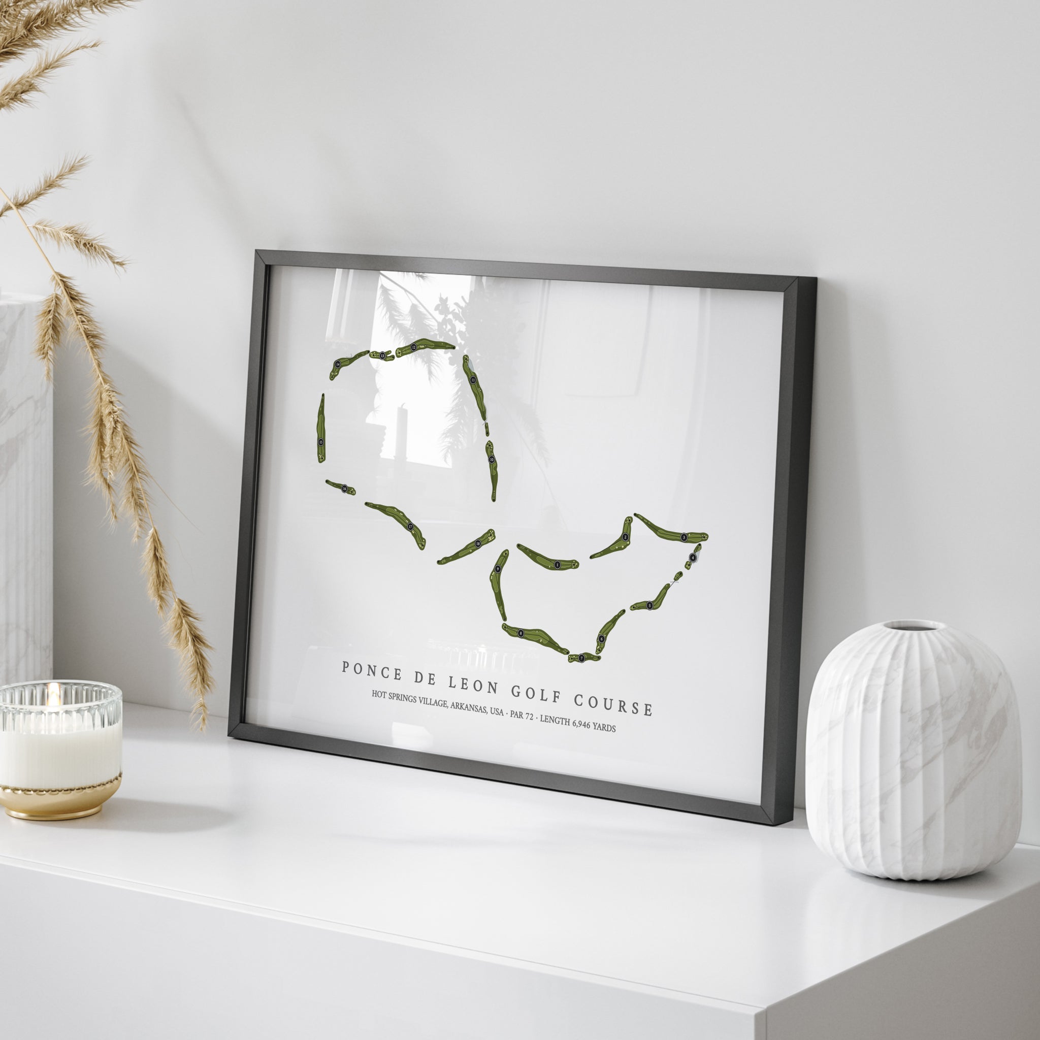 Ponce de Leon Golf Course | Golf Course Map | On Table 