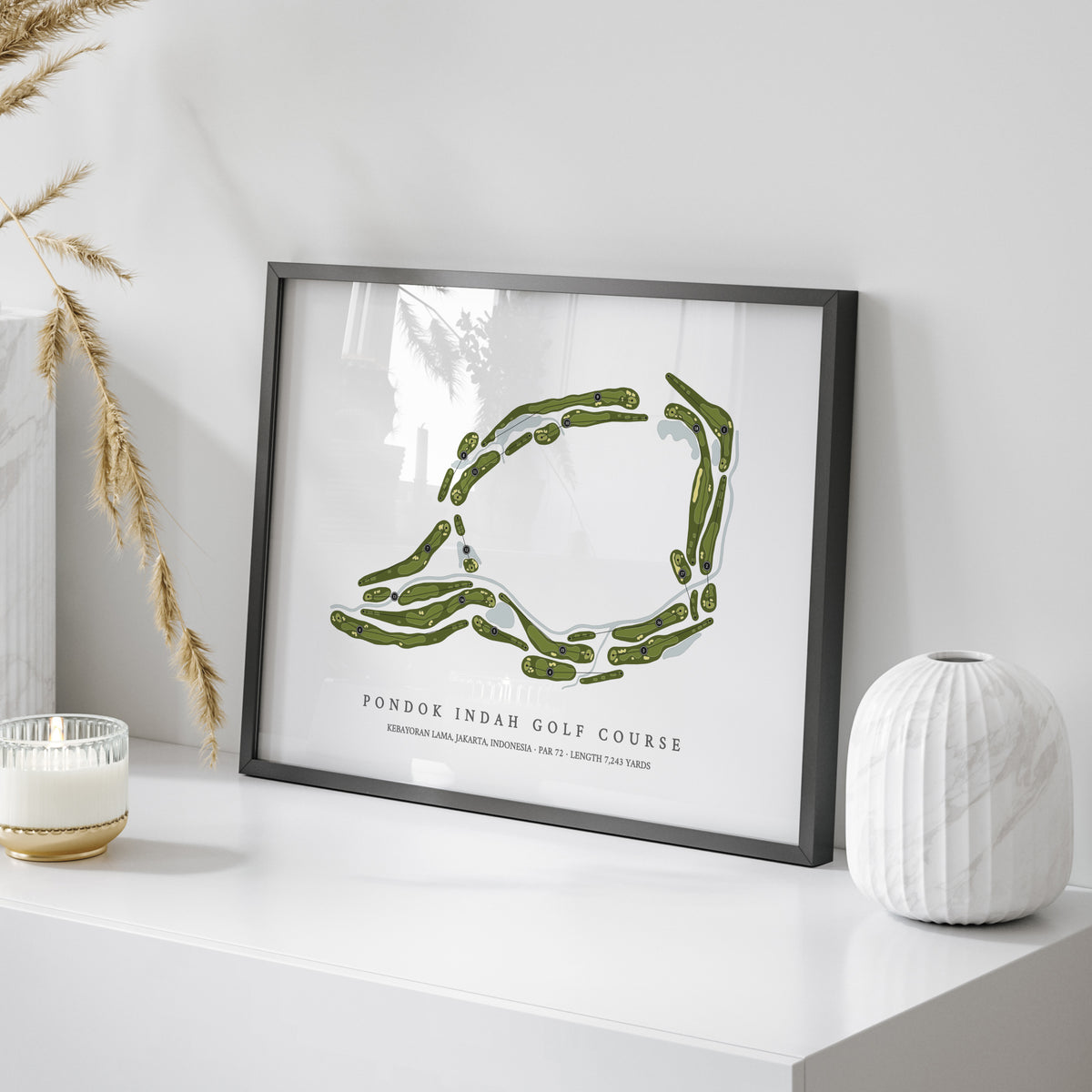 Pondok Indah Golf Course | Golf Course Map | On Table