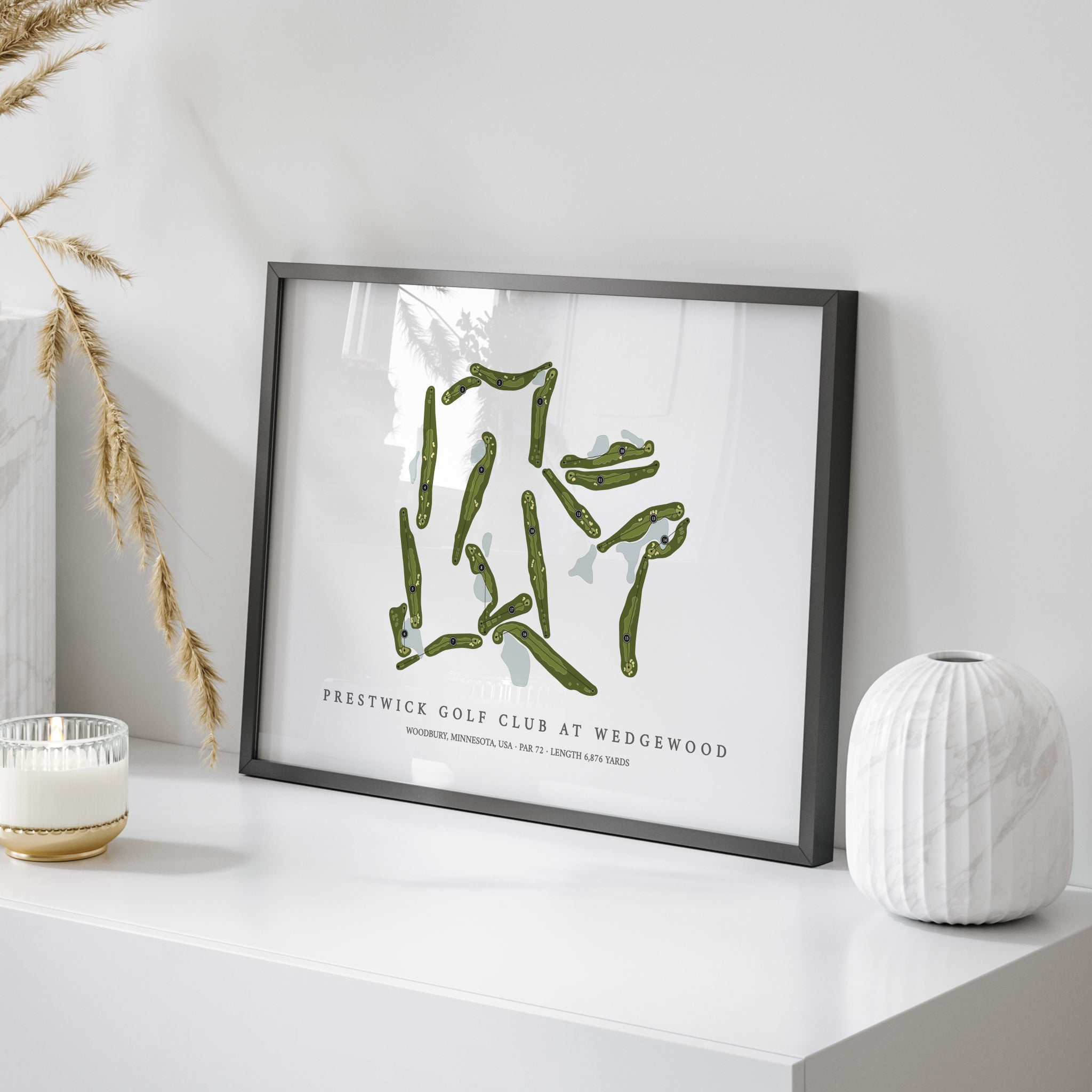 Prestwick Golf Club at Wedgewood | Golf Course Map | On Table 