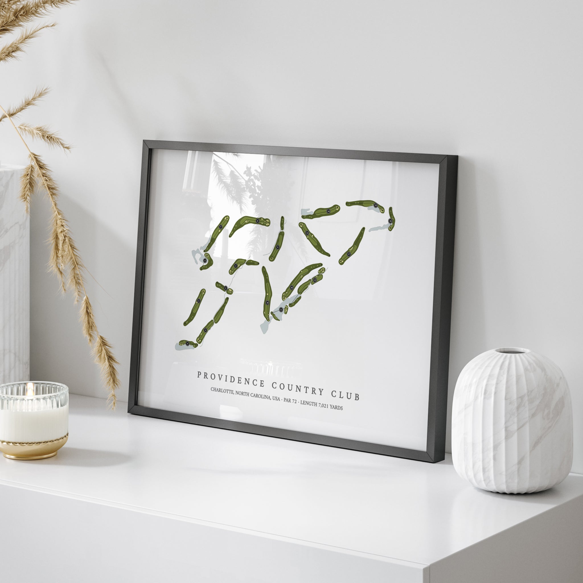 Providence Country Club | Golf Course Map | On+Table 