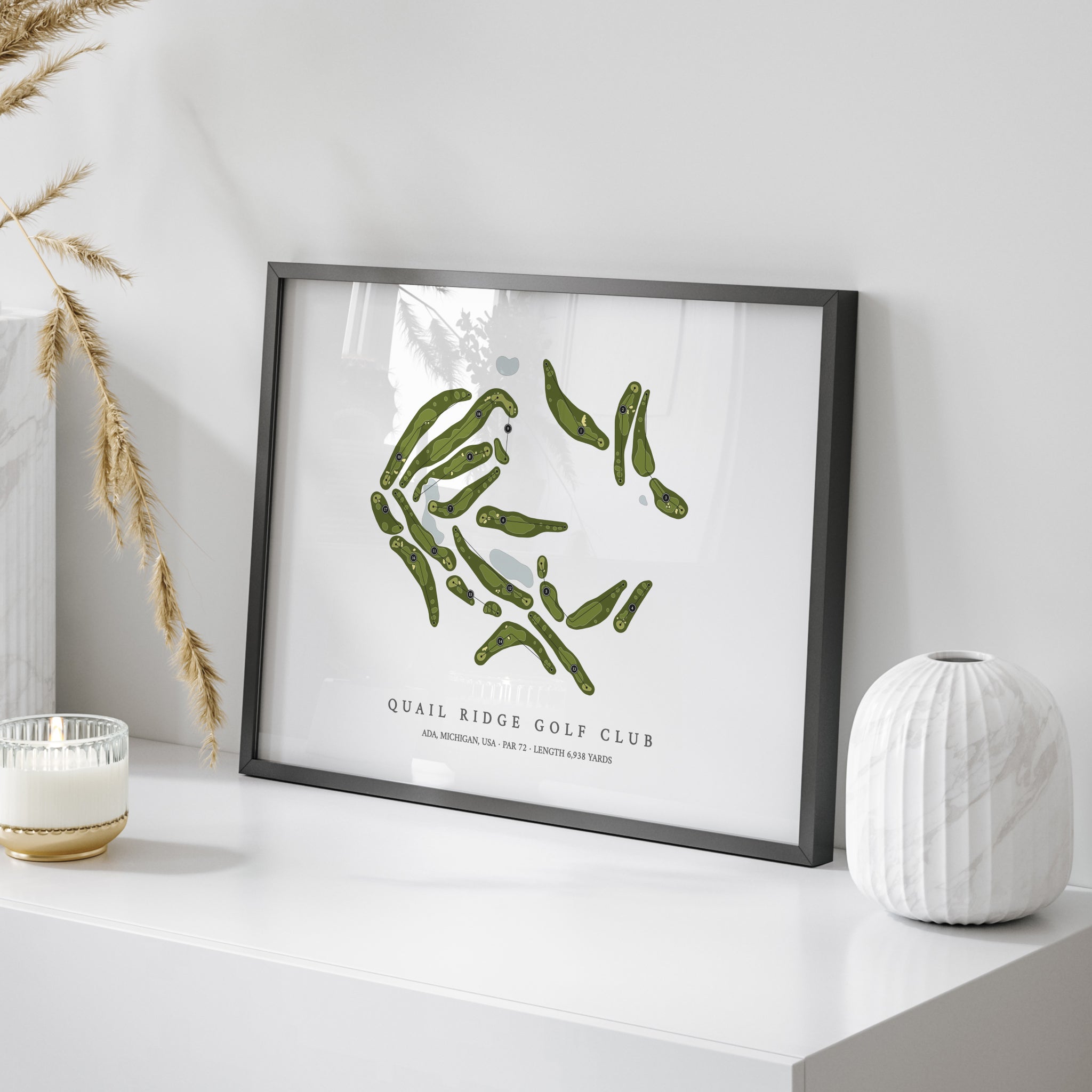 Quail Ridge Golf Club | Golf Course Map | On+Table 