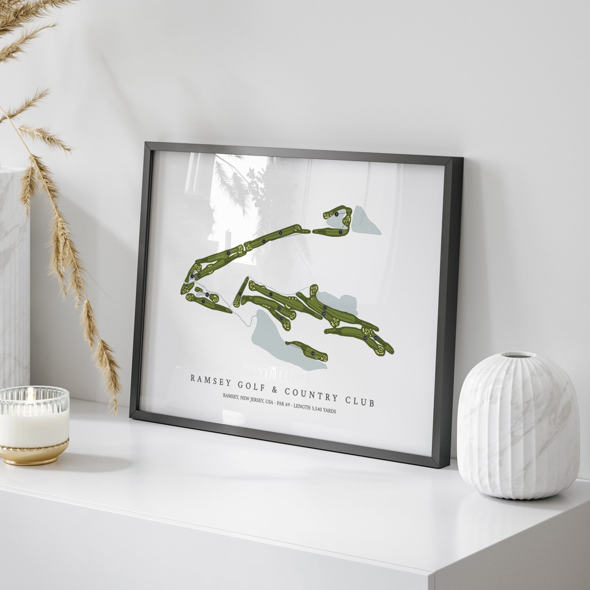 Ramsey Golf & Country Club | Golf Course Map | On Table 