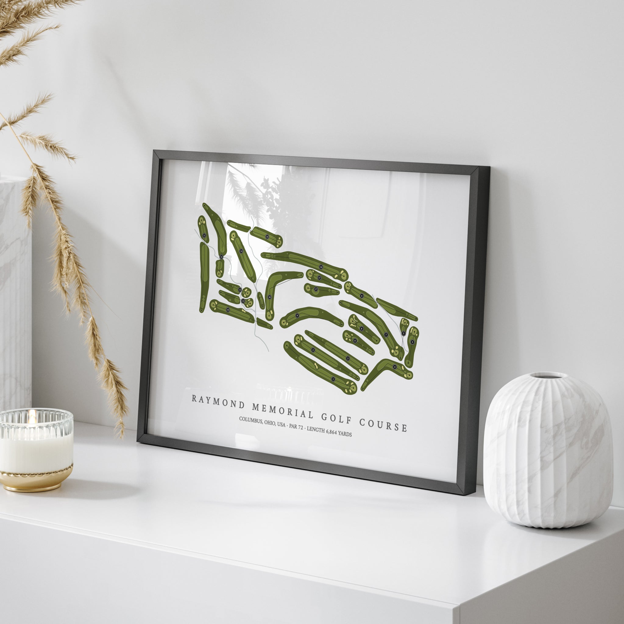 Raymond Memorial Golf Course | Golf Course Map | On Table