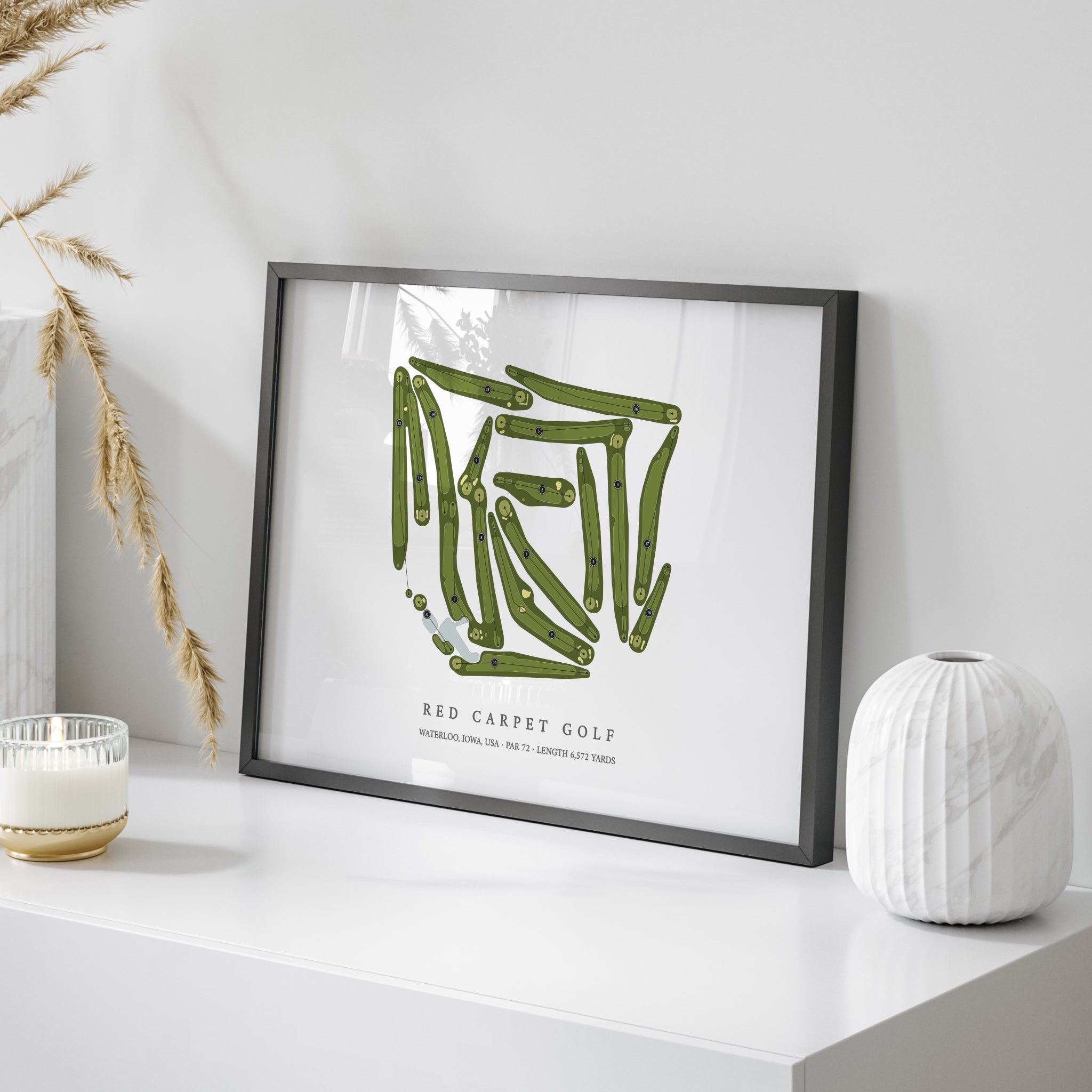 Red Carpet Golf | Golf Course Map | On+Table