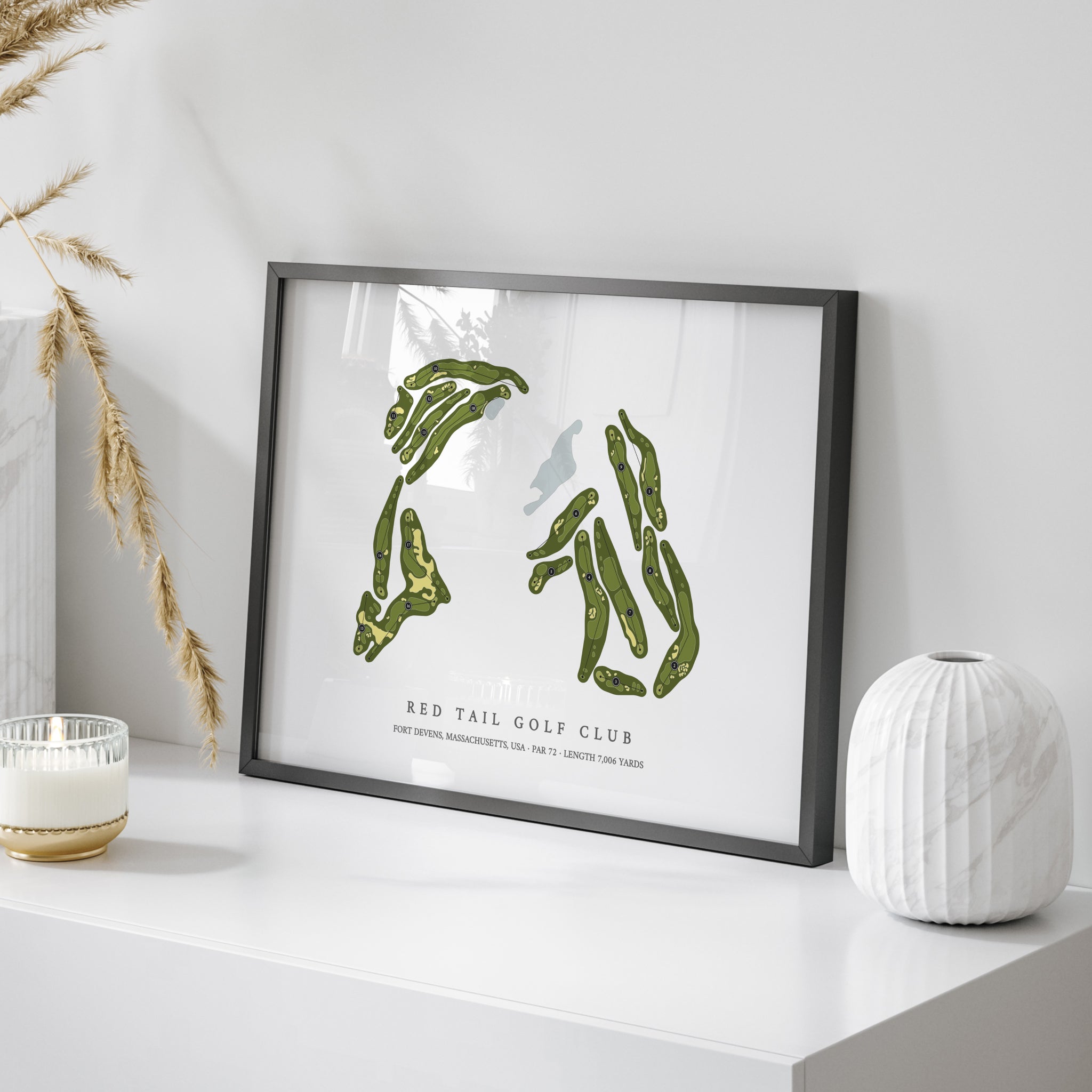 Red Tail Golf Club | Golf Course Map | On Table 