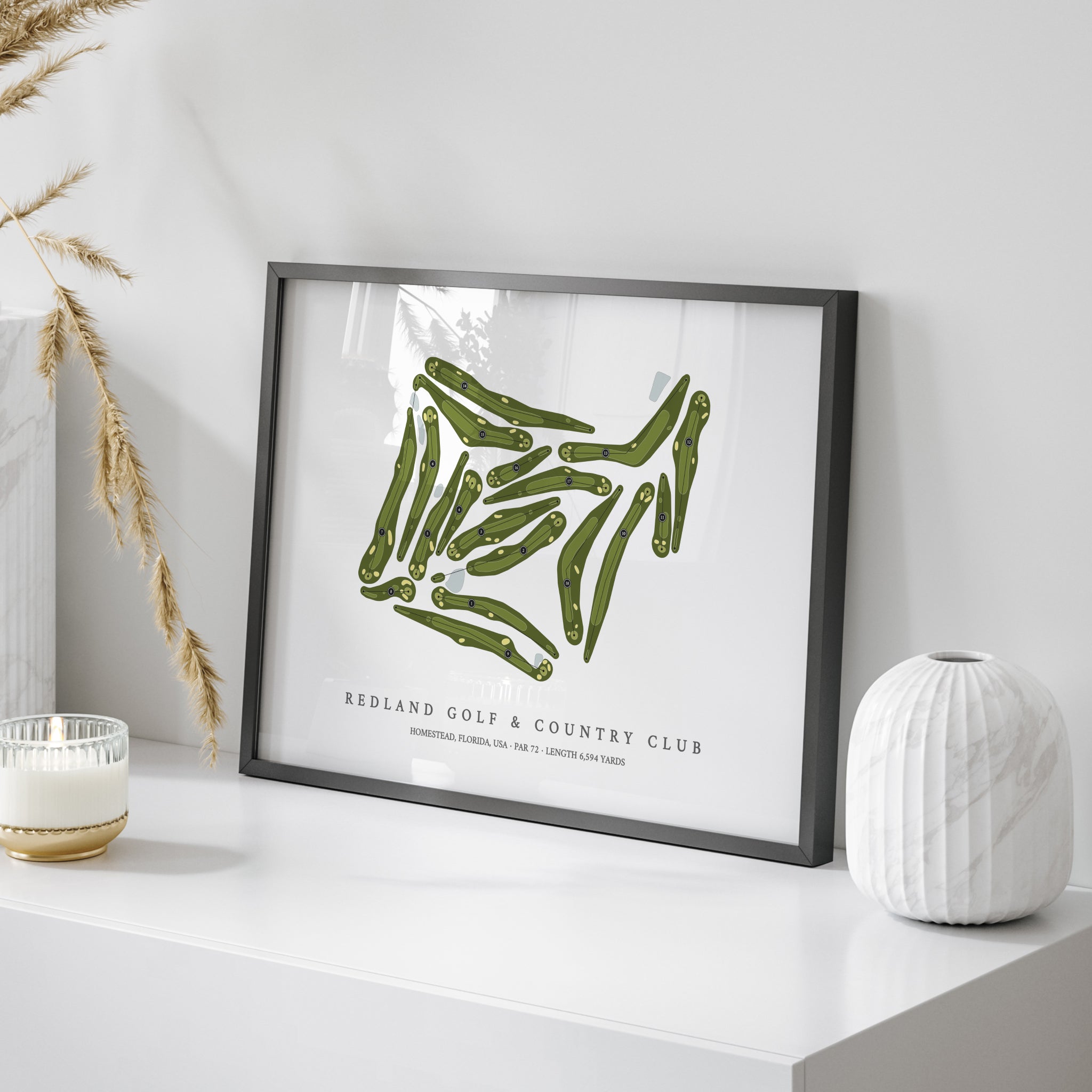 Redland Golf & Country Club | Golf Course Map | On Table 