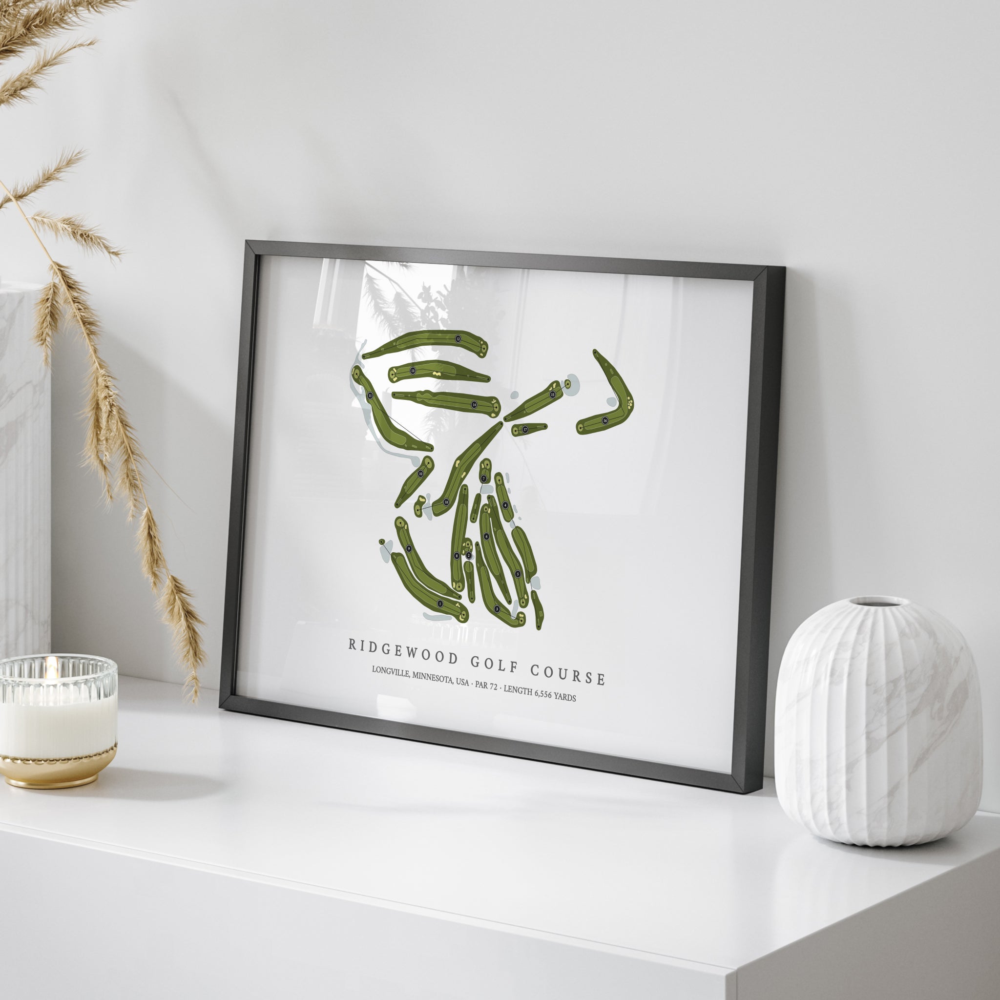 Ridgewood Golf Course | Golf Course Map | On Table 