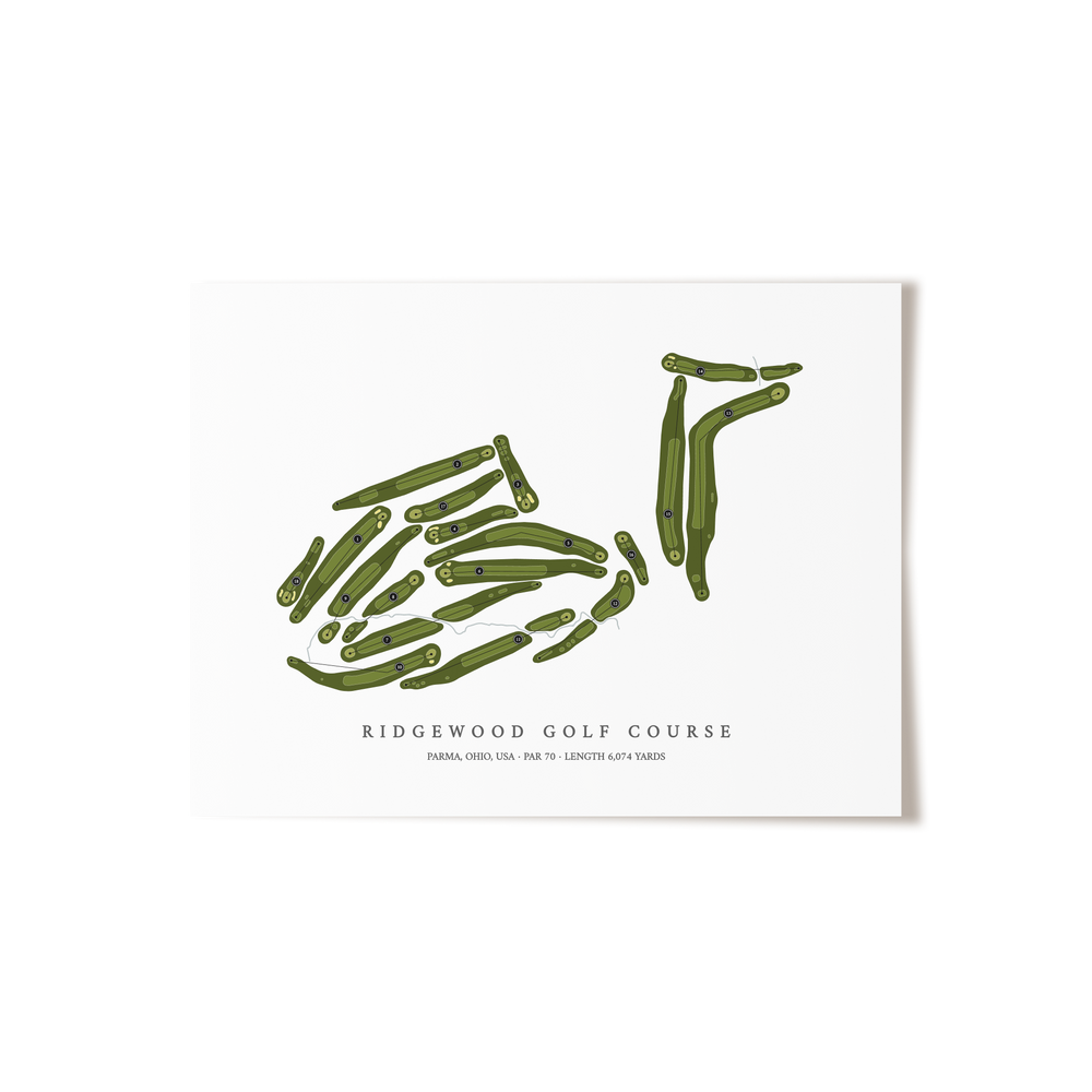 Ridgewood Golf Course | Golf Course Map