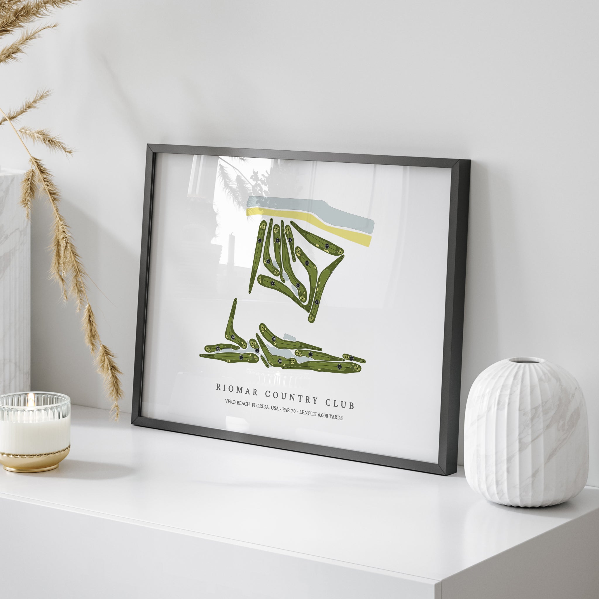 Riomar Country Club | Golf Course Map | On+Table 