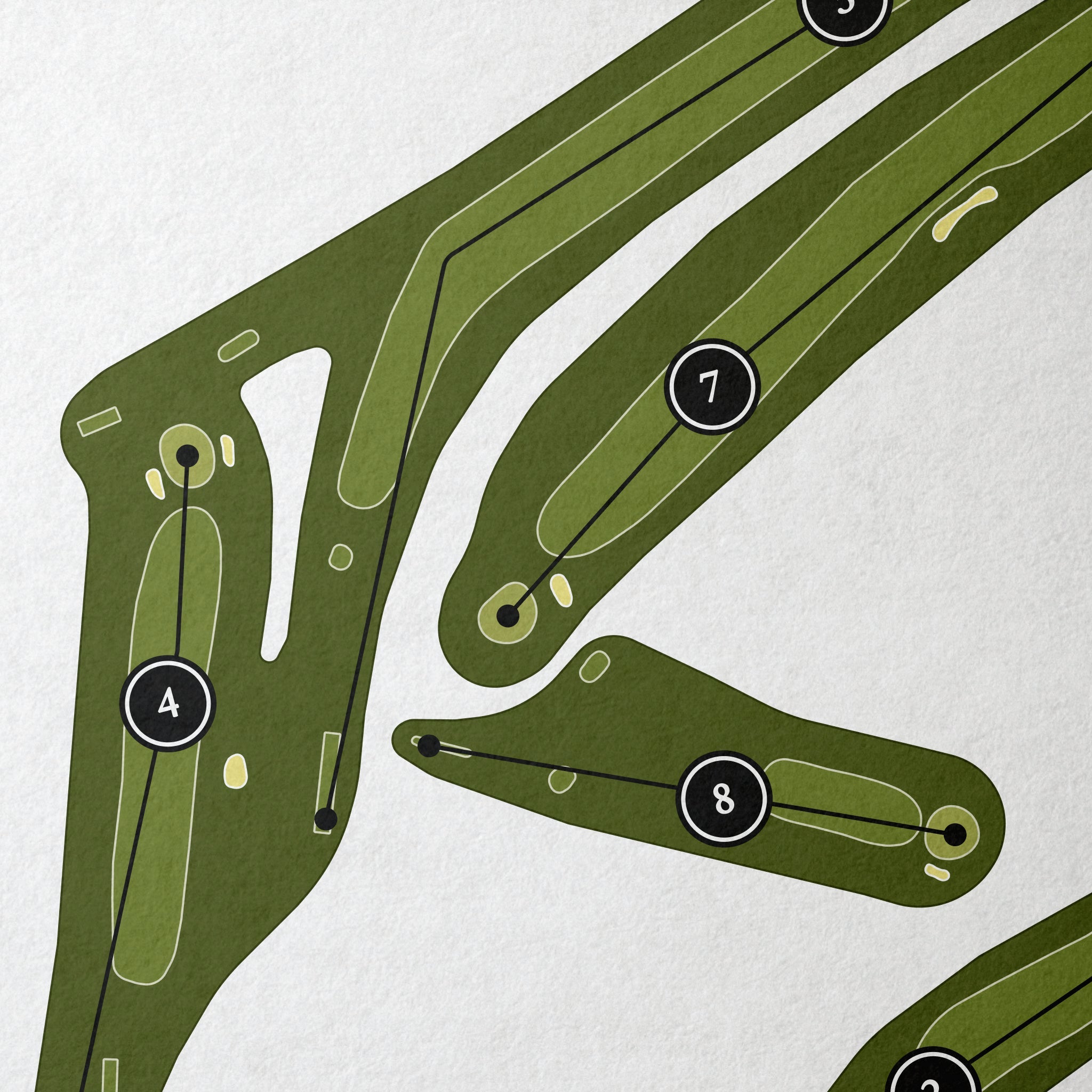 Riverview Golf Club | Golf Course Map | Close Up