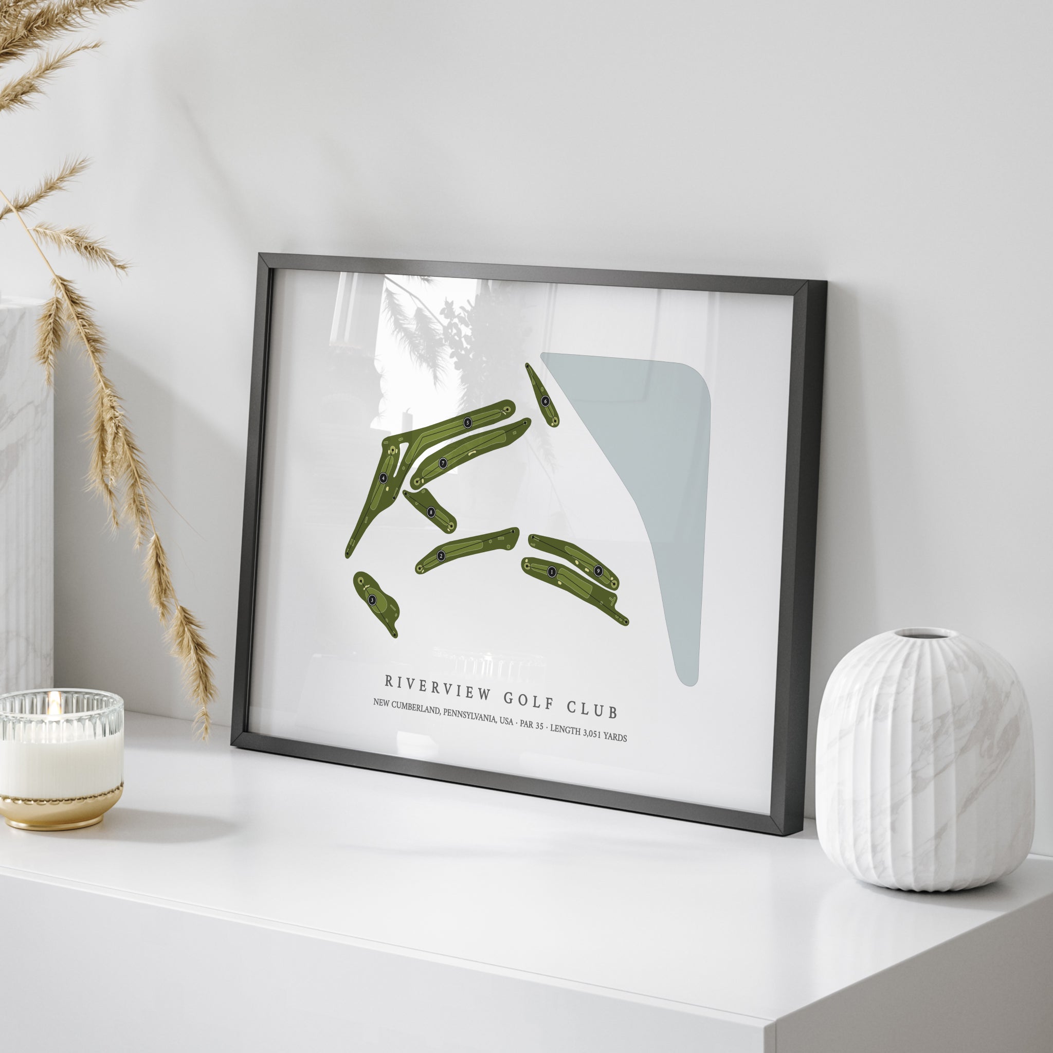 Riverview Golf Club | Golf Course Map | On Table