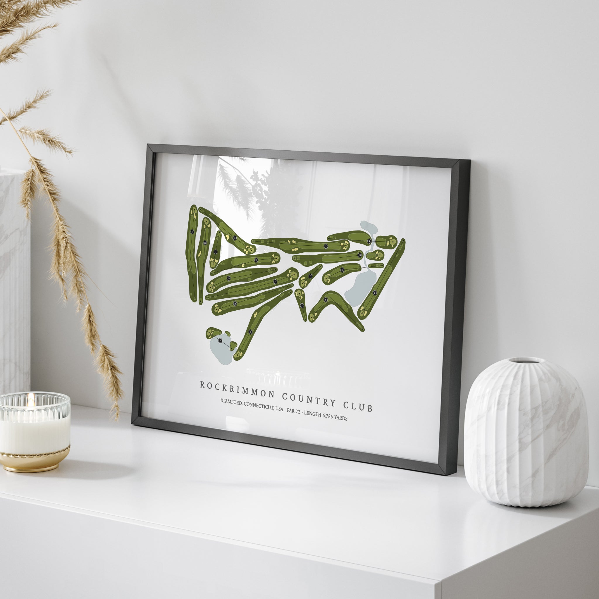 Rockrimmon Country Club | Golf Course Map | On Table