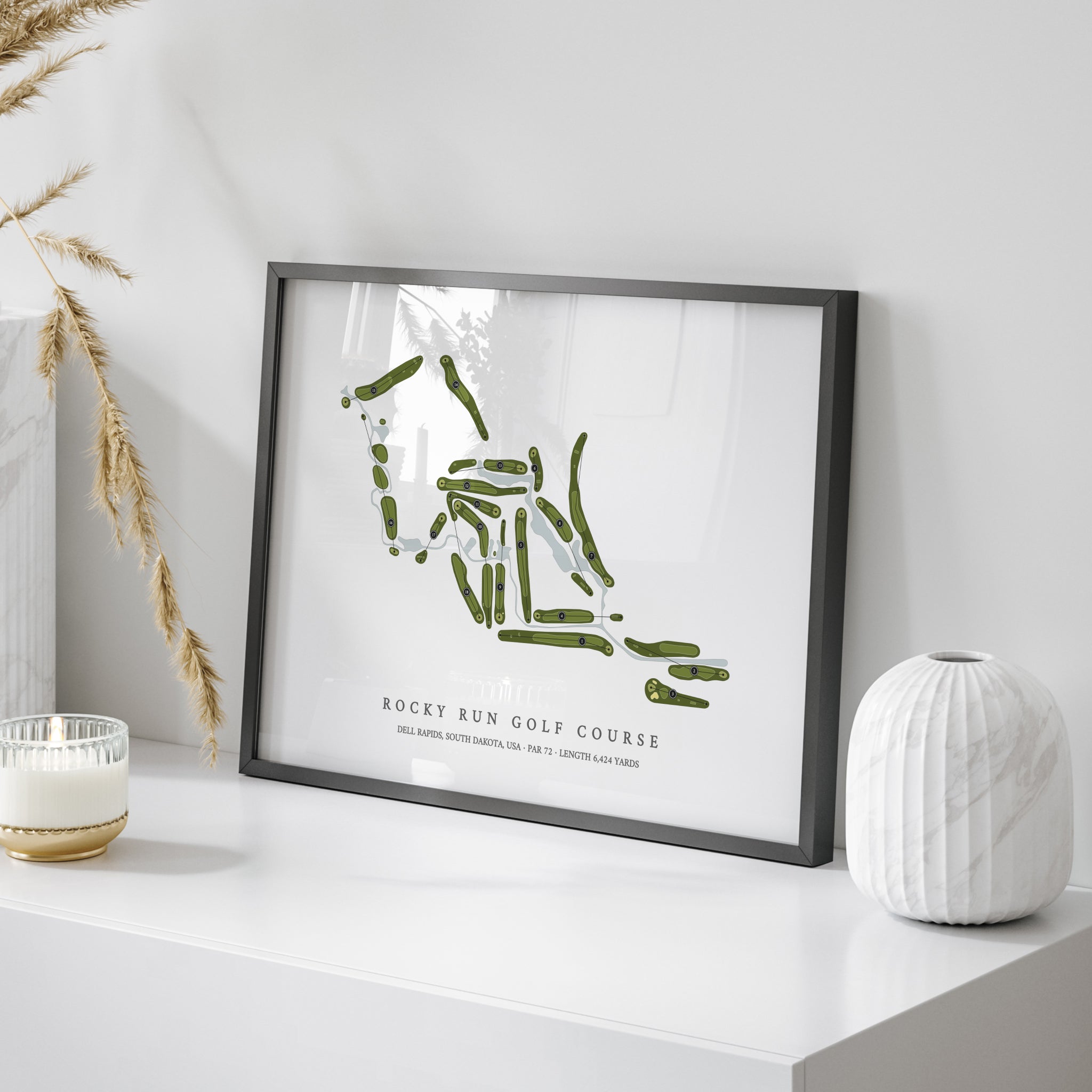 Rocky Run Golf Course | Golf Course Map | On Table 