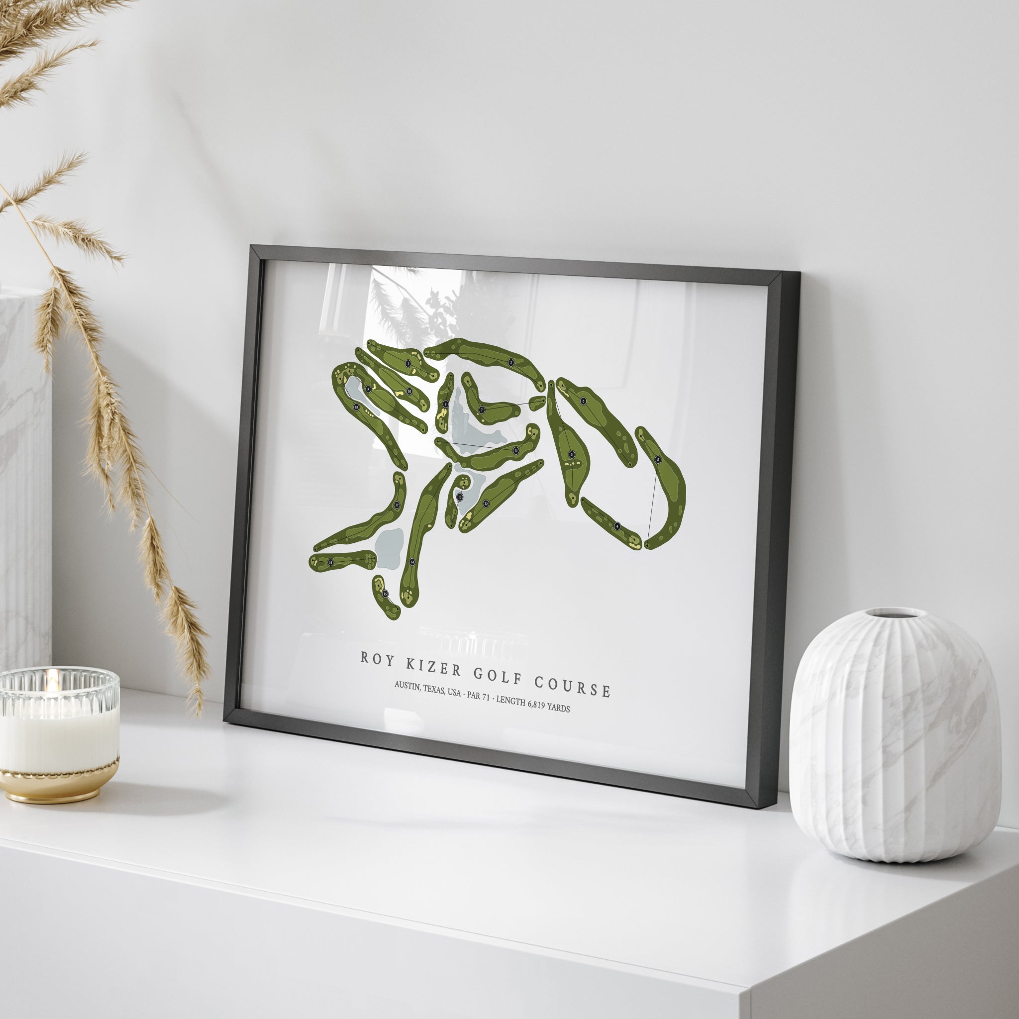 Roy Kizer Golf Course | Golf Course Map | On Table 