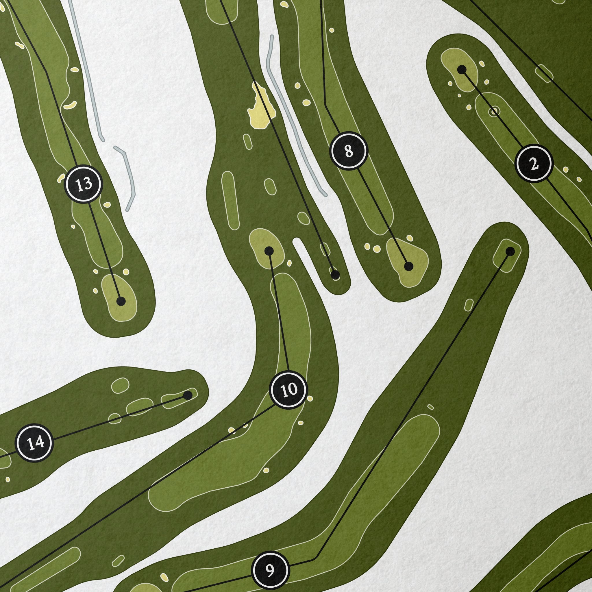 Royal Birkdale Golf Club | Golf Course Map | Close Up