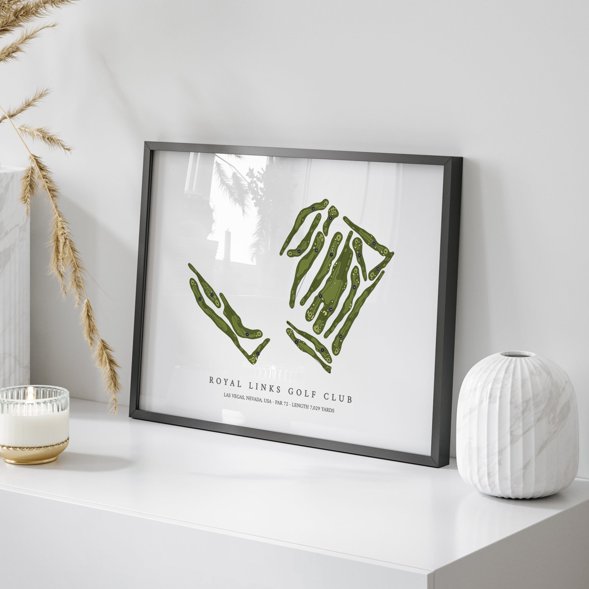 Royal Links Golf Club | Golf Course Print | On+Table 