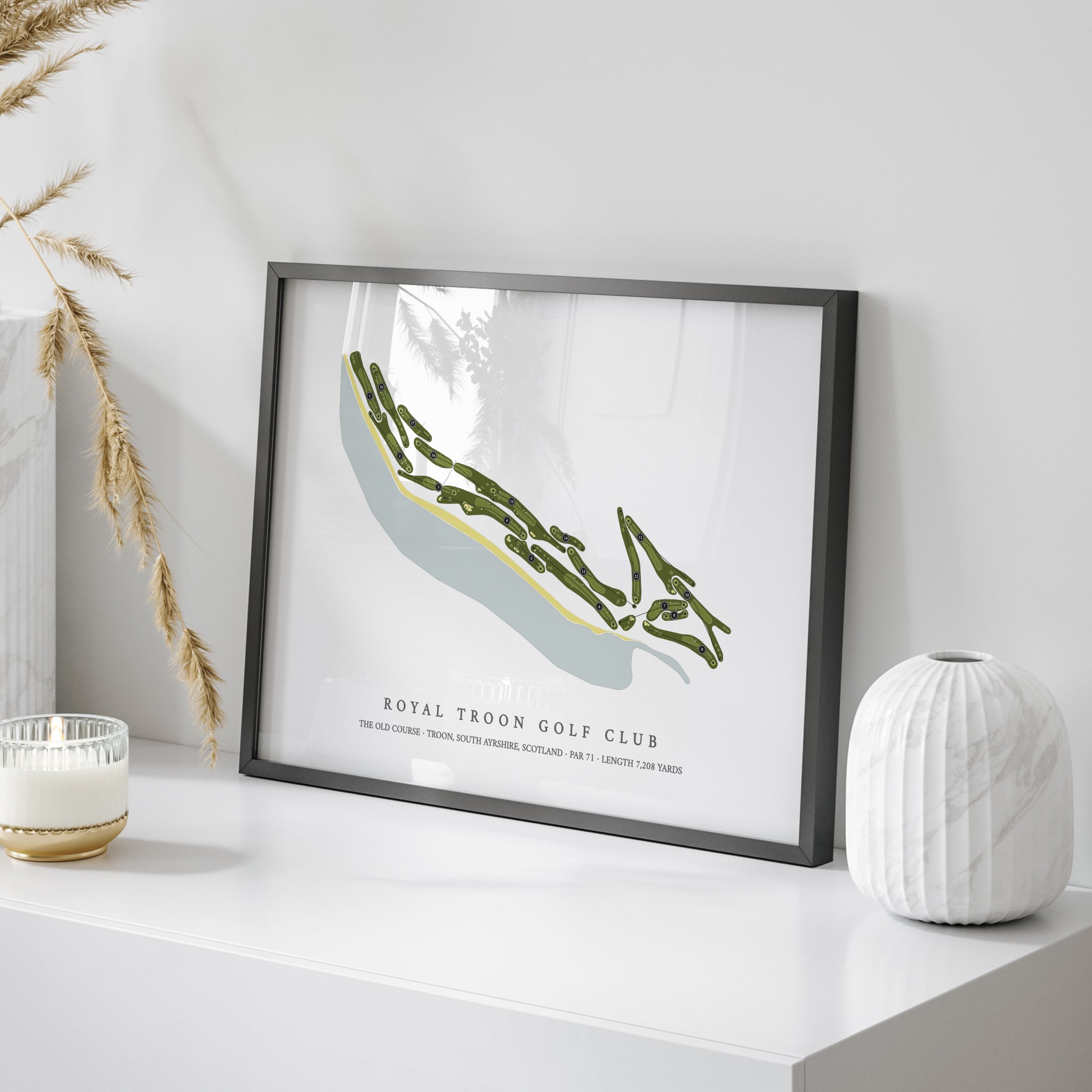 Royal Troon Golf Club | Golf Course Map | On Table