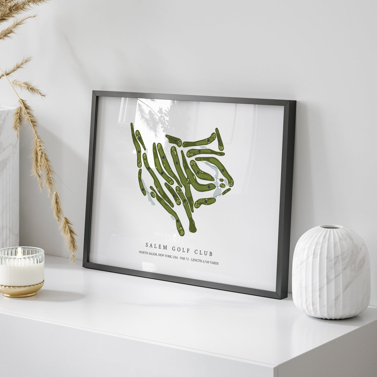 Salem Golf Club | Golf Course Map | On Table