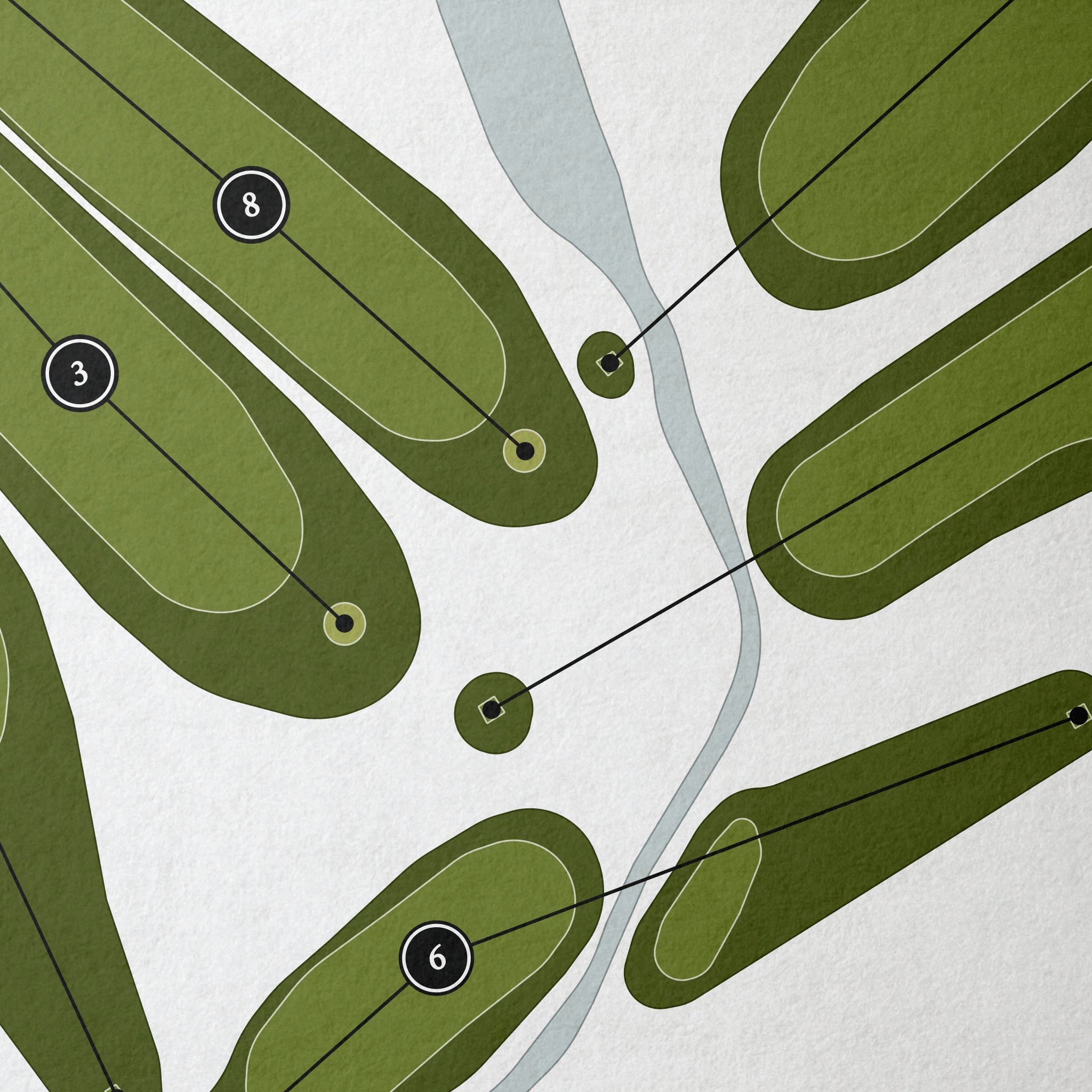 Salem Golf Course | Golf Course Map | Close Up 