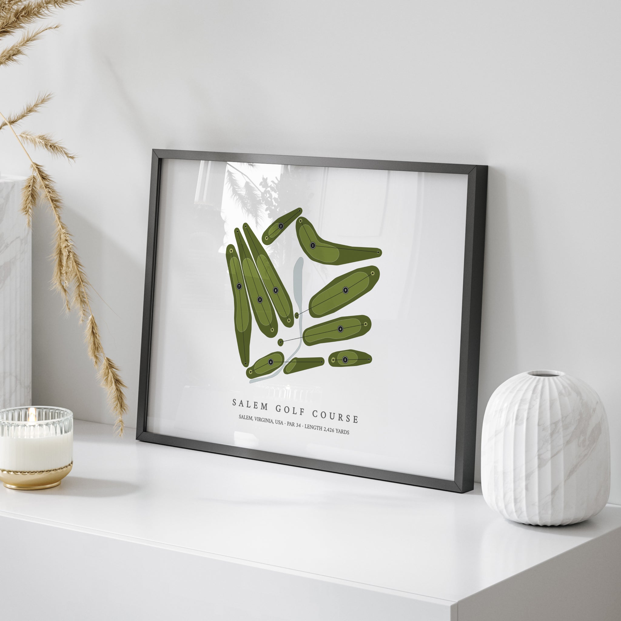 Salem Golf Course | Golf Course Map | On Table 