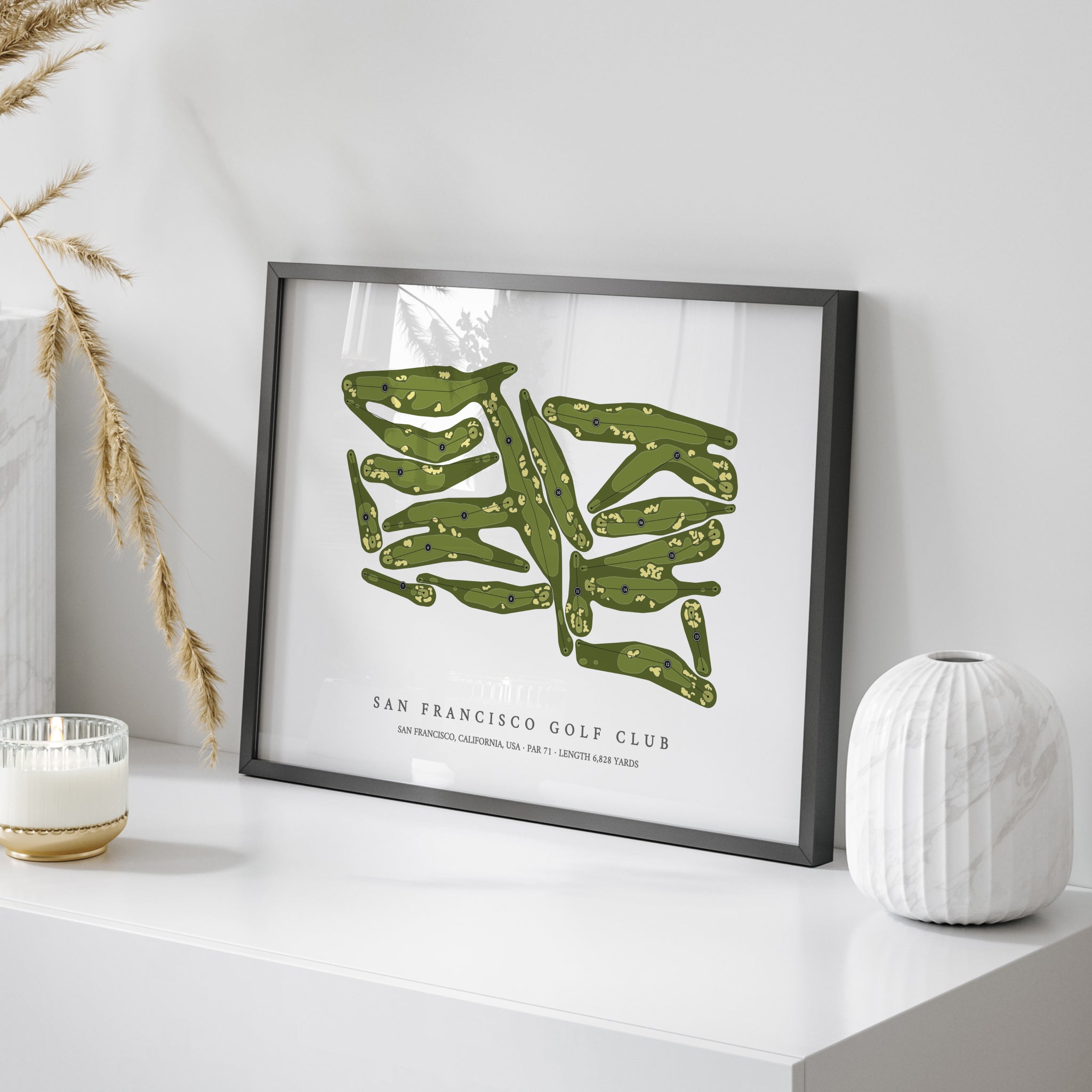 San Francisco Golf Club | Golf Course Map | On Table 