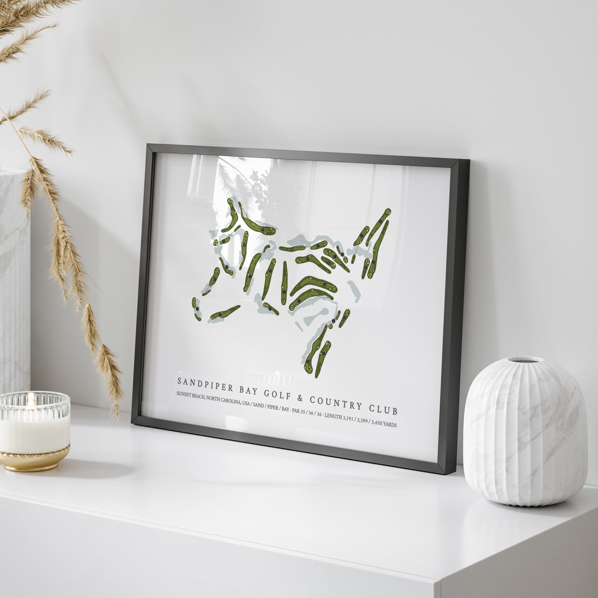 Sandpiper Bay Golf & Country Club | Golf Course Map | On+Table 