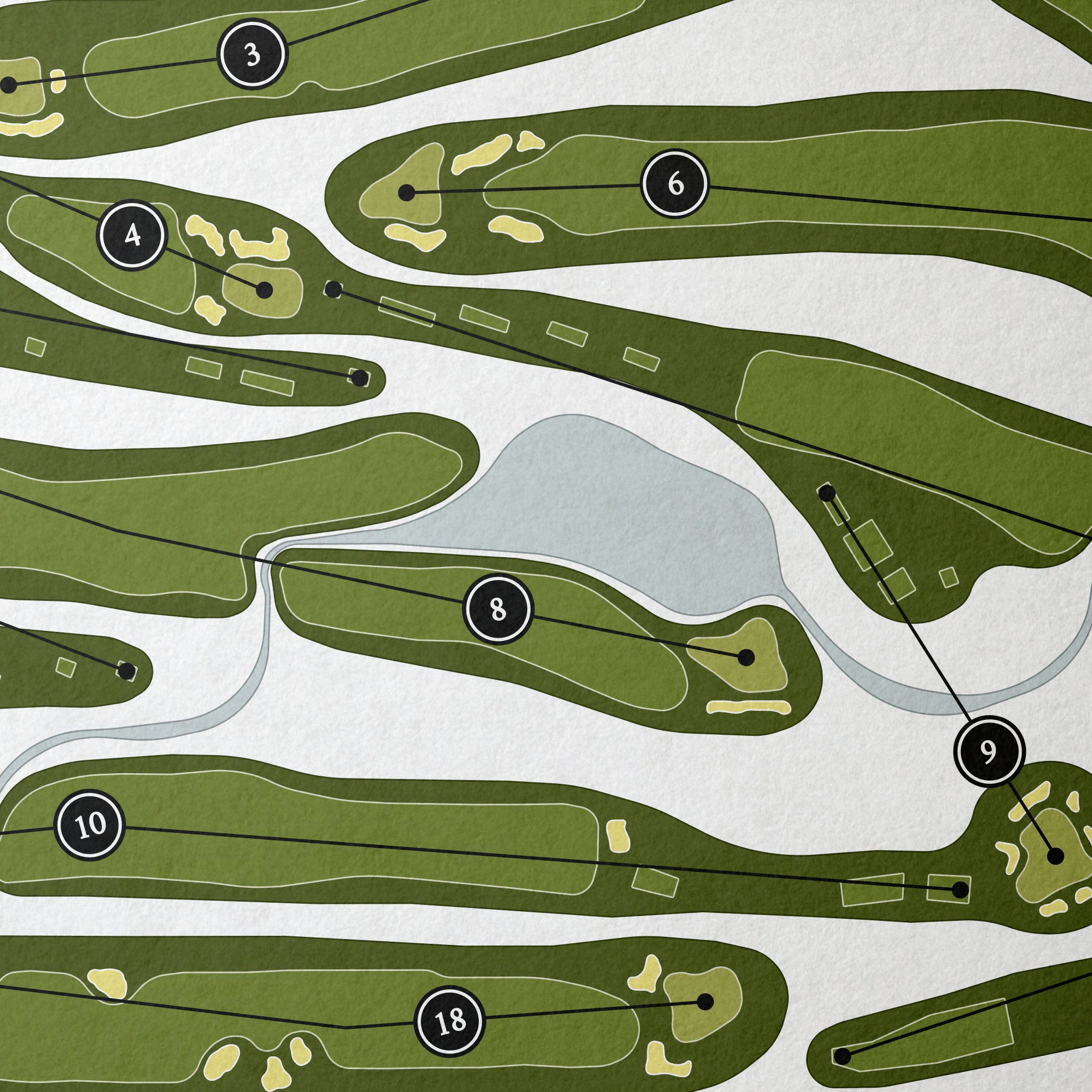 Scioto Country Club | Golf Course Map | Close+Up 