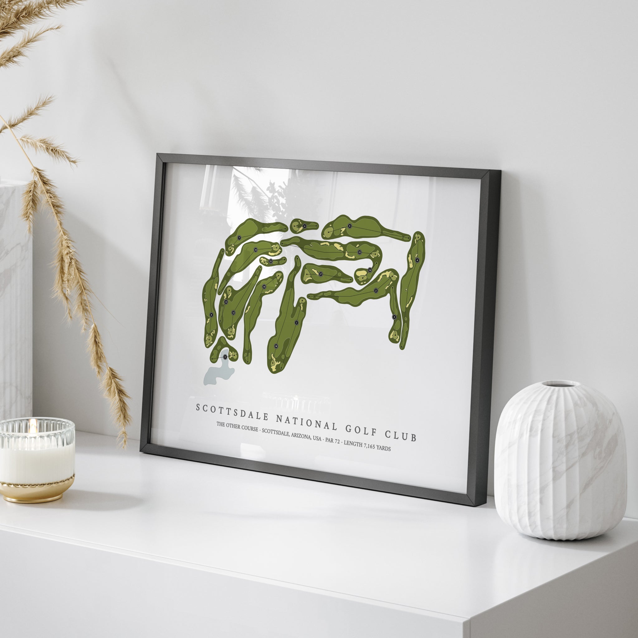 Scottsdale National Golf Club - The Other Course | Golf Course Map | On Table 