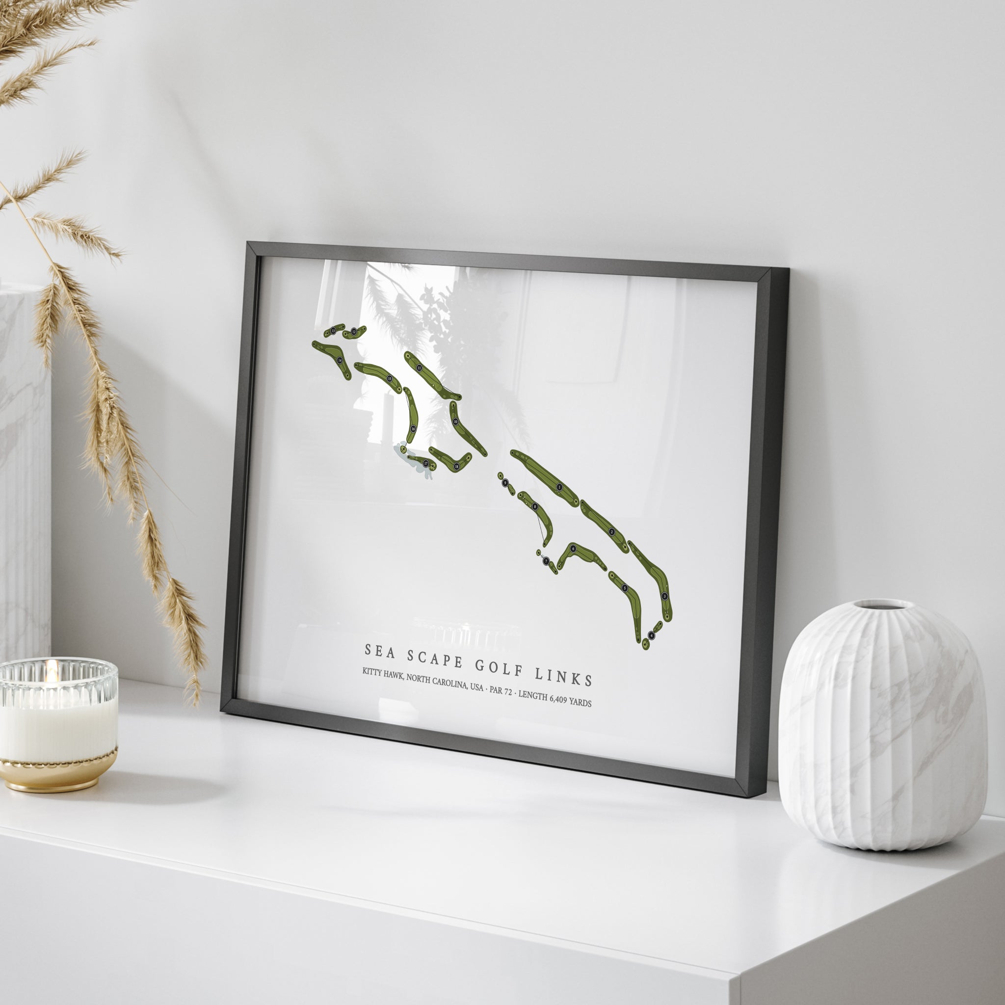 Sea Scape Golf Links | Golf Course Map | On Table