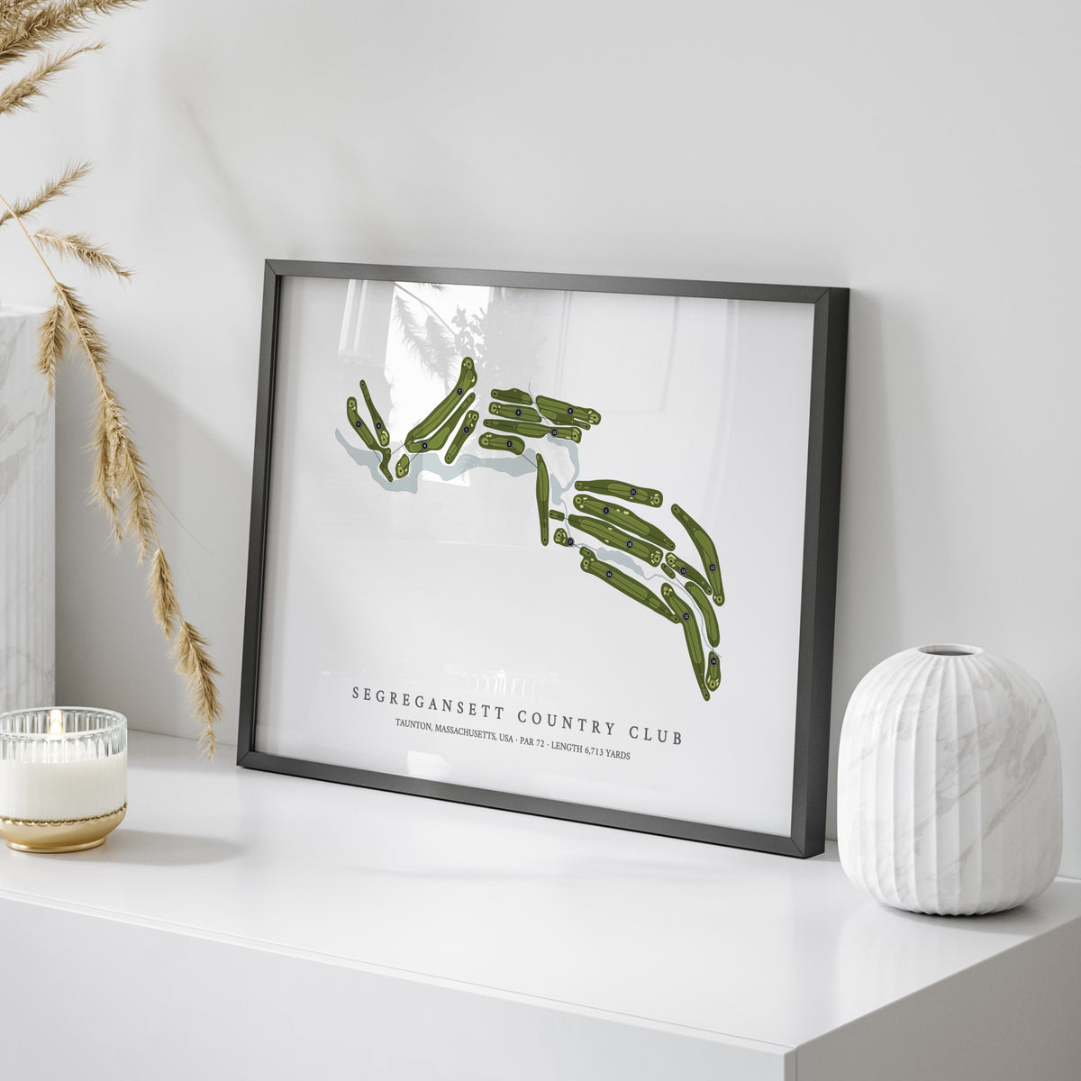 Segregansett Country Club | Golf Course Map | On Table 