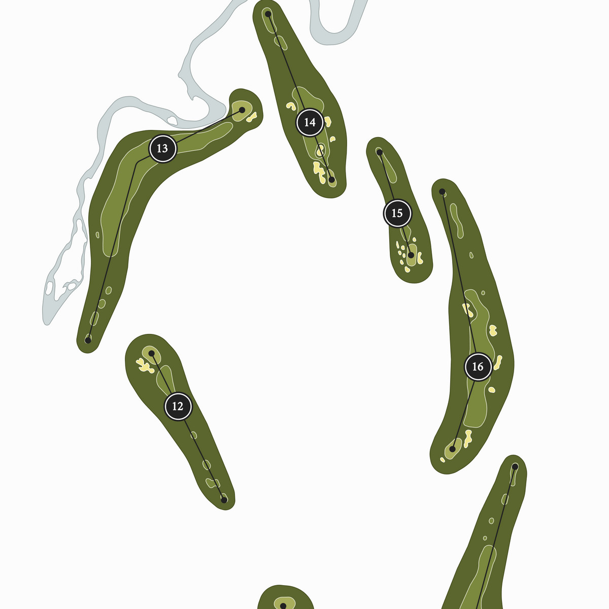 Shadow Ridge Gold Course Map Shadow Glen the Golf Club | Golf Course Map