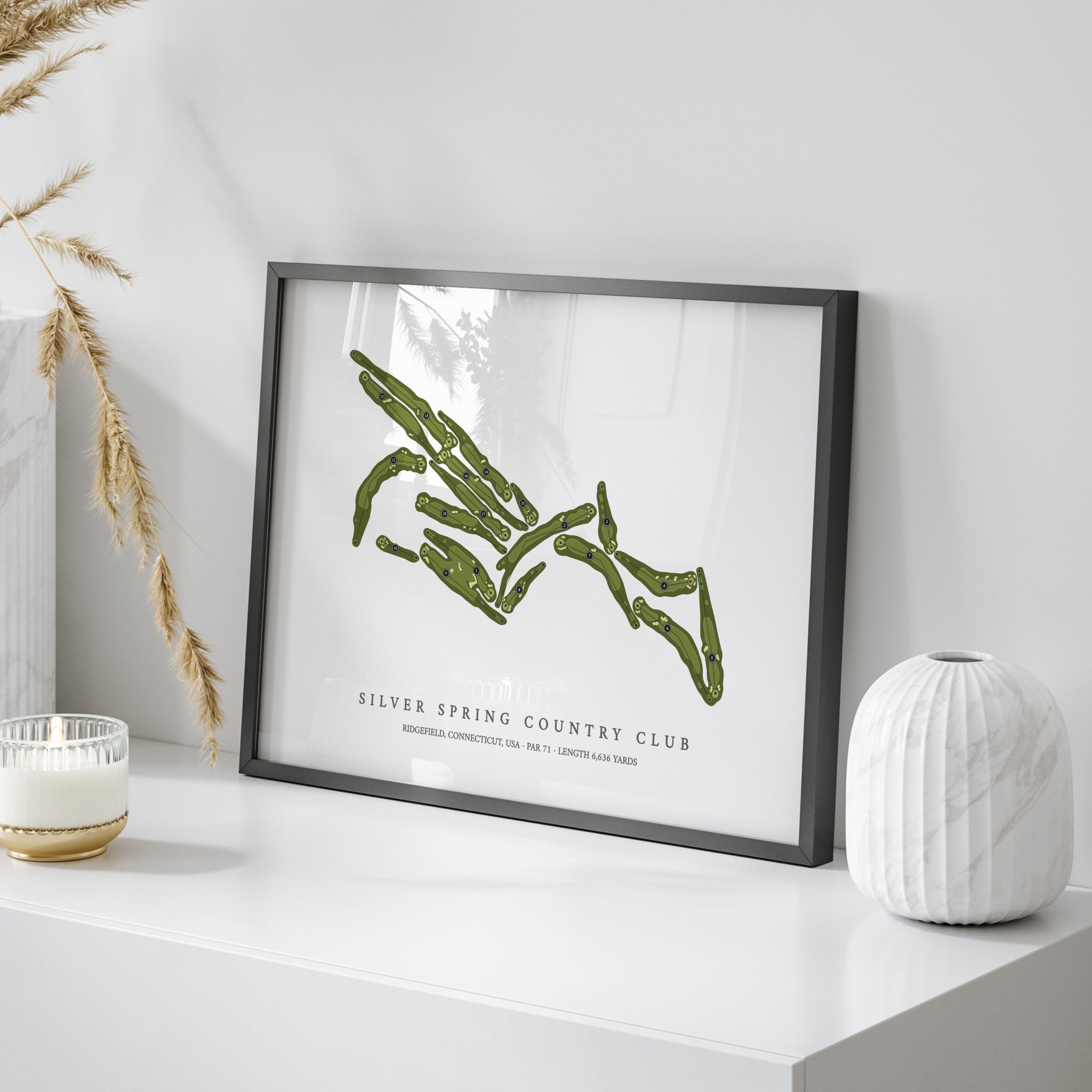 Silver Spring Country Club | Golf Course Print | On+Table 